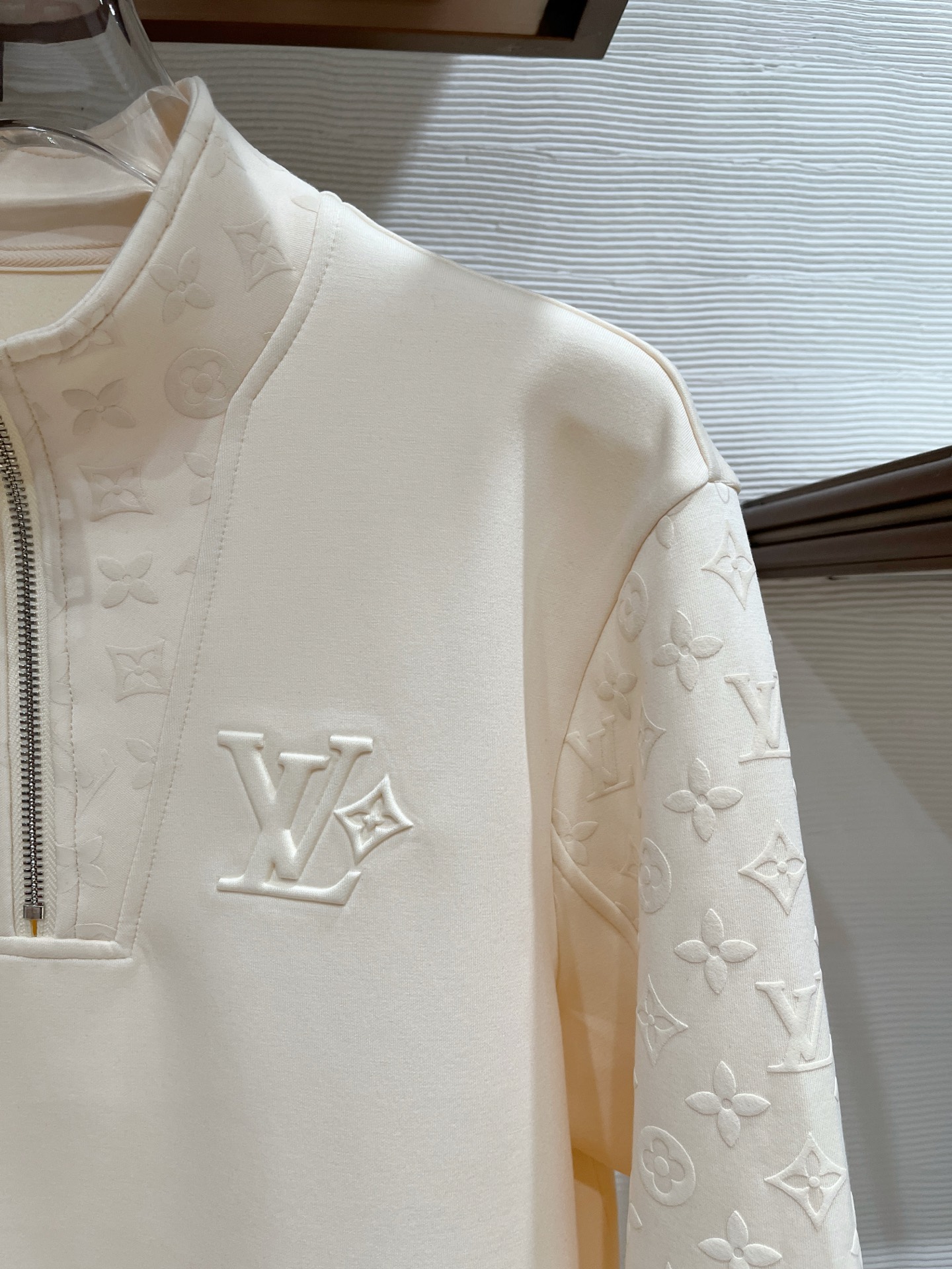 Louis Vuitton Hoodie Wool Black Slim Fit M-l-xl
