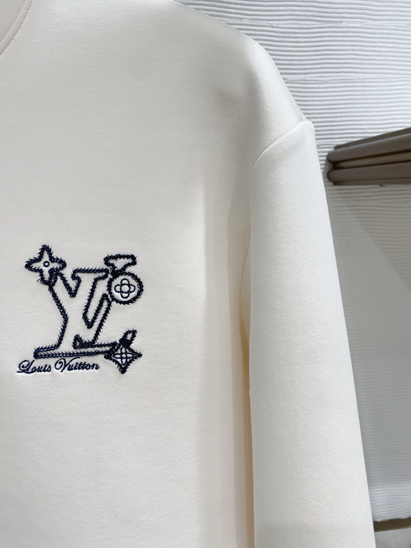 Louis Vuitton Hoodie Wool Black Slim Fit M-l-xl