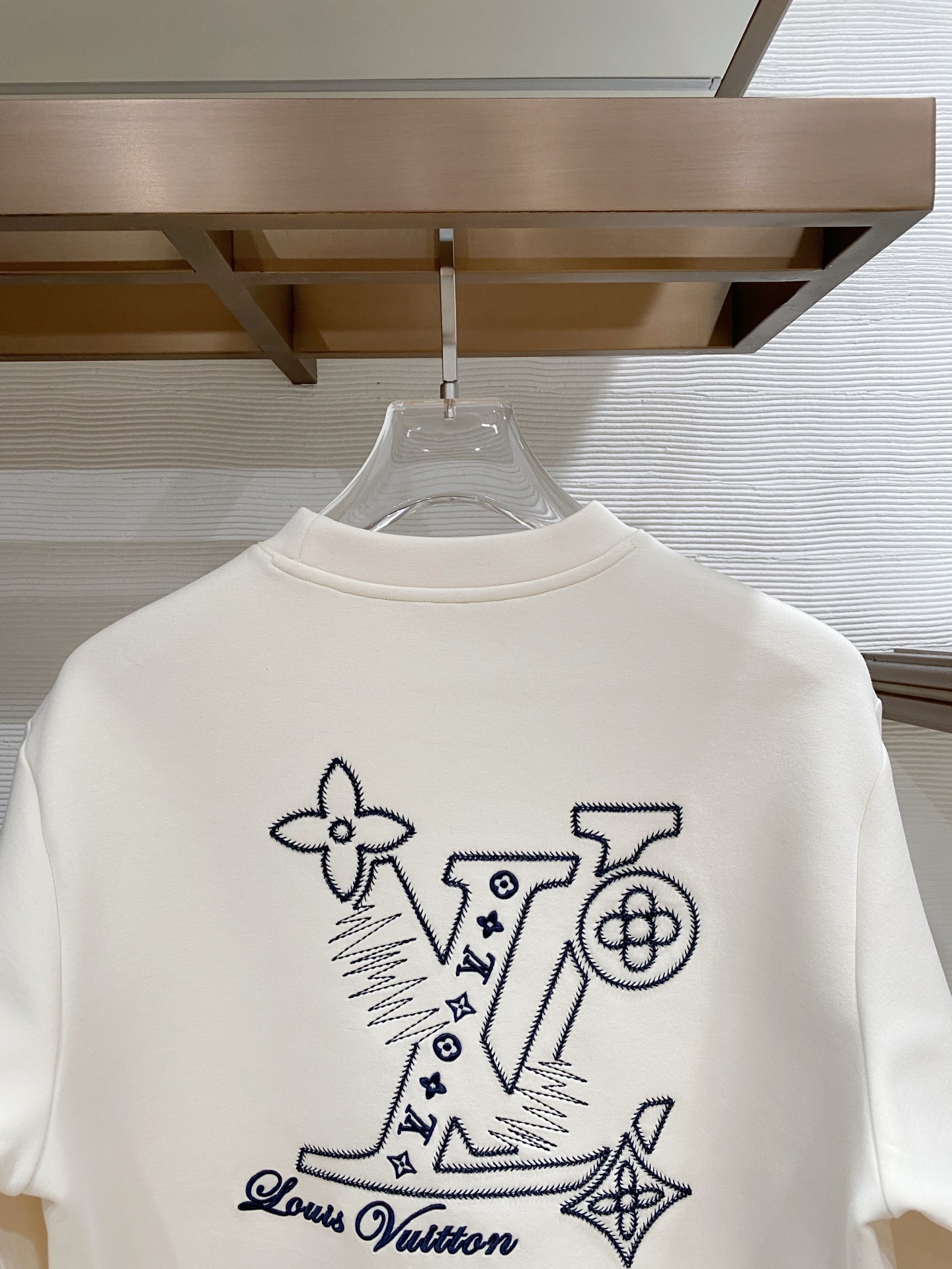 Louis Vuitton Hoodie Wool Black Slim Fit M-l-xl
