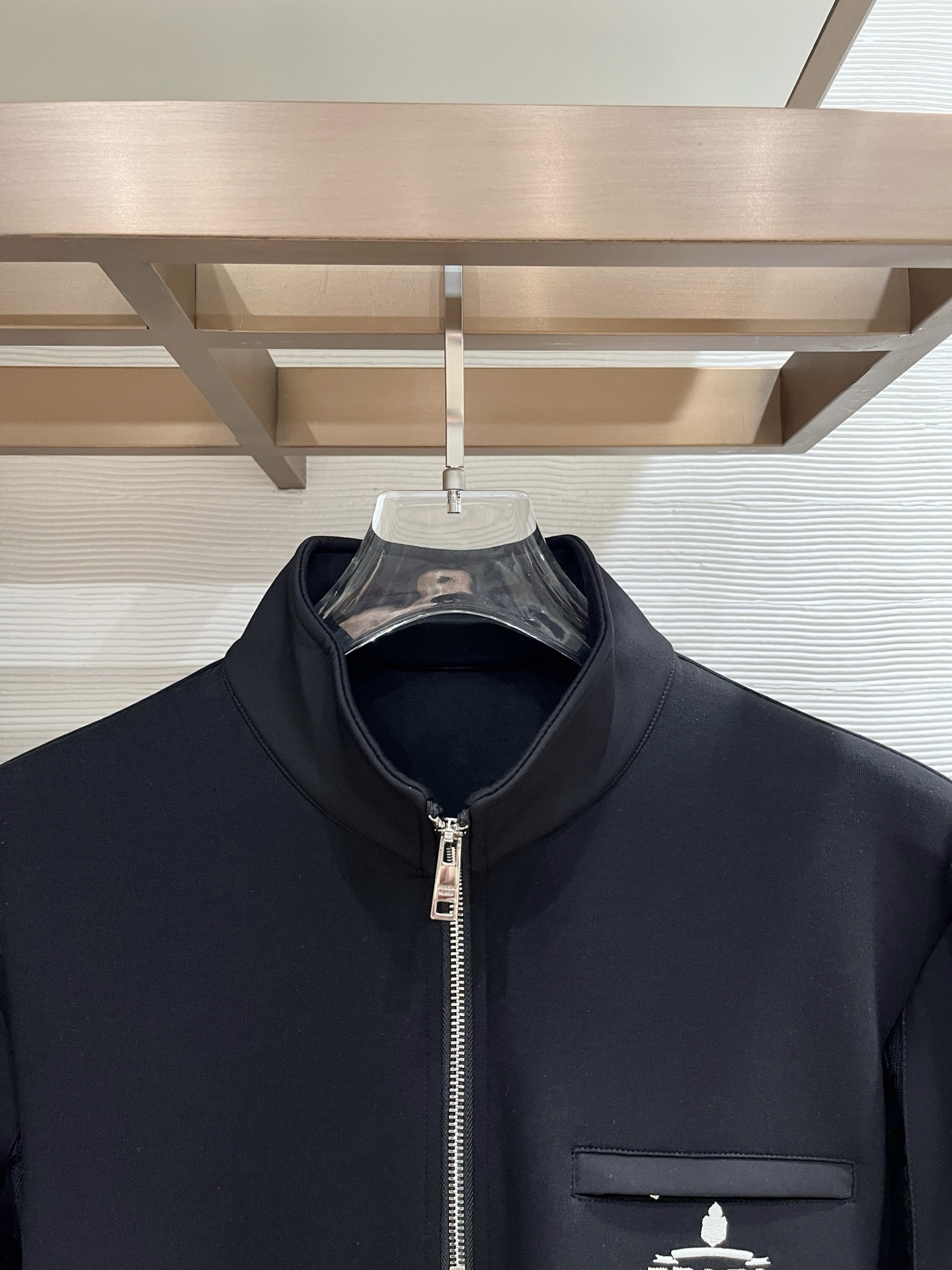 Prada Hoodie Wool Black Slim Fit M-l-xl