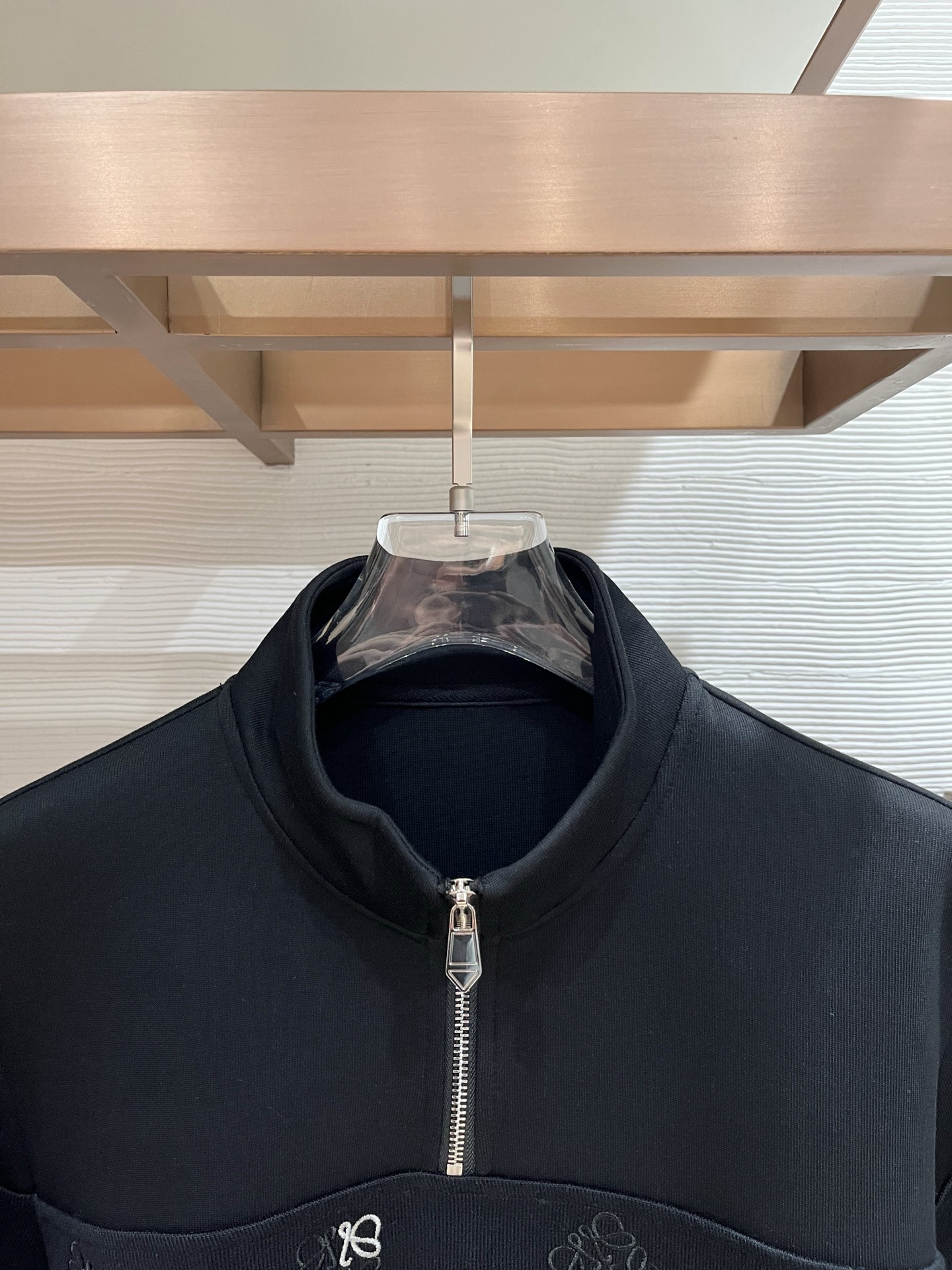 Loewe Hoodie Wool Black Slim Fit M-l-xl