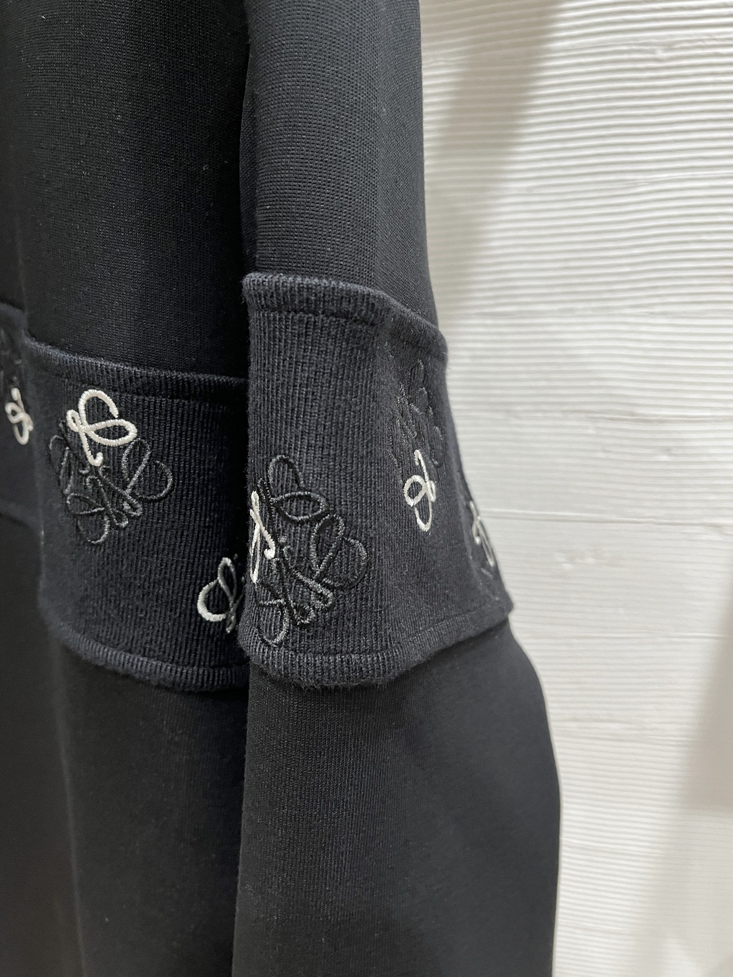 Loewe Hoodie Wool Black Slim Fit M-l-xl