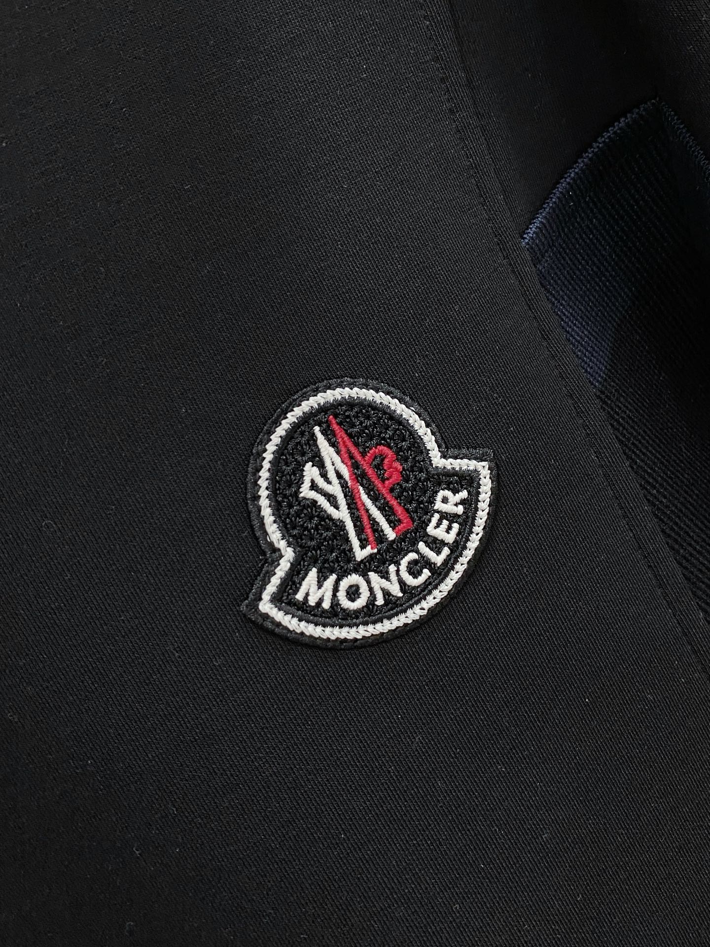 Moncler Hoodie Wool Black Slim Fit M-l-xl