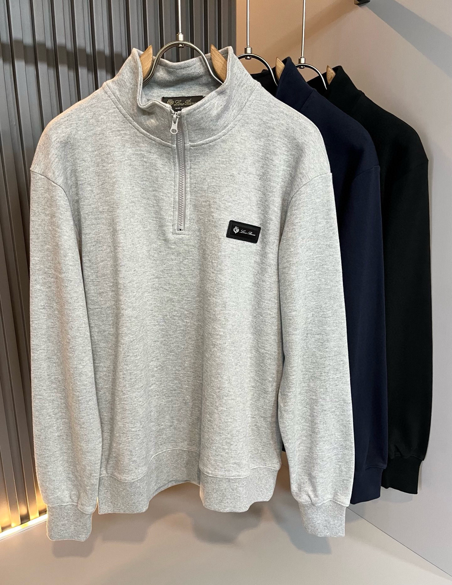 Loro Piana Male Hoodie Cotton M-l-xl