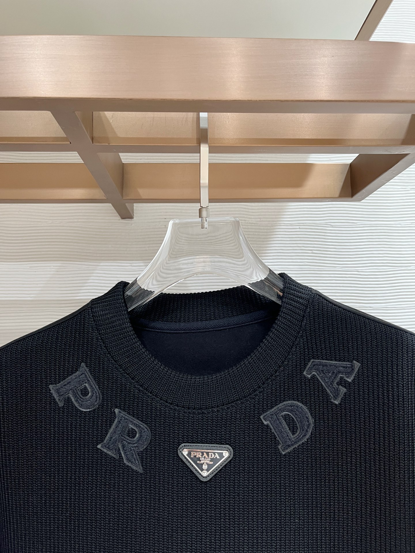 Prada Hoodie Wool Slim Fit M-l-xl