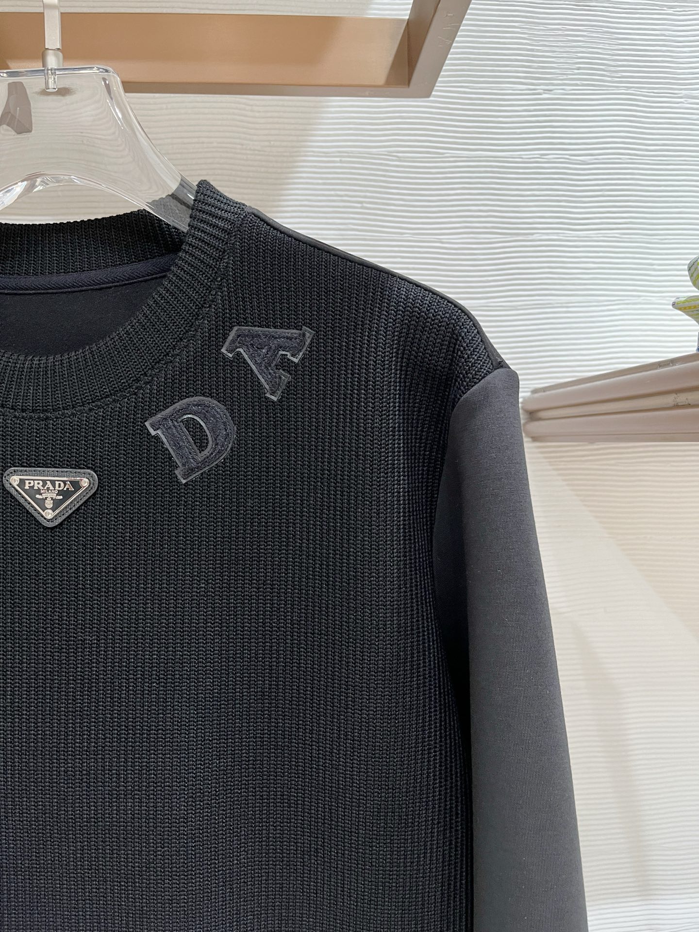 Prada Hoodie Wool Slim Fit M-l-xl