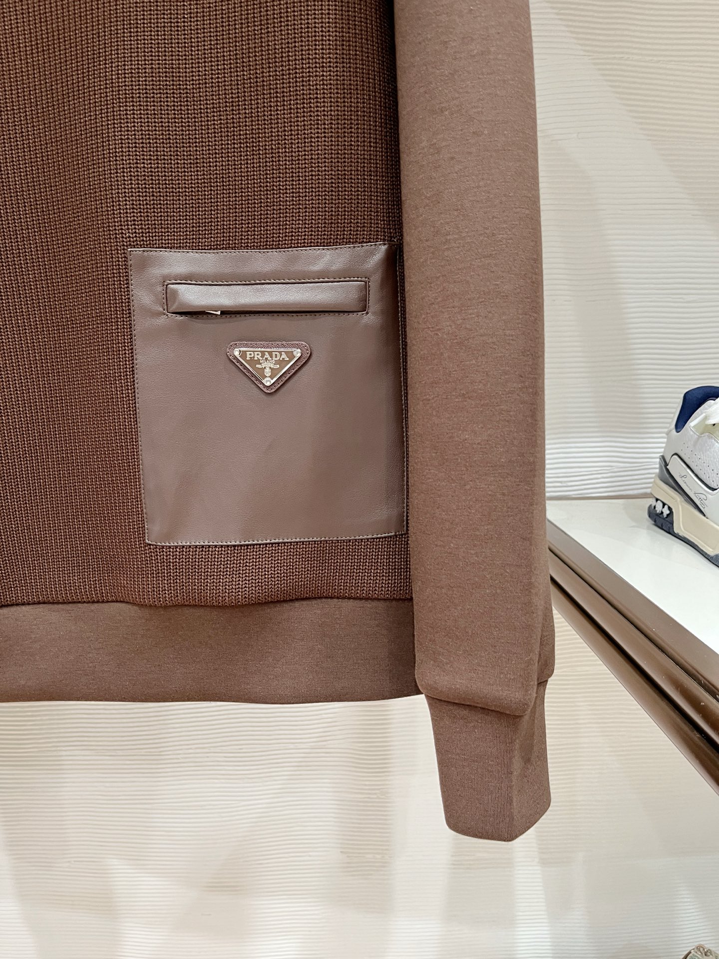 Prada Hoodie Wool Slim Fit M-l-xl
