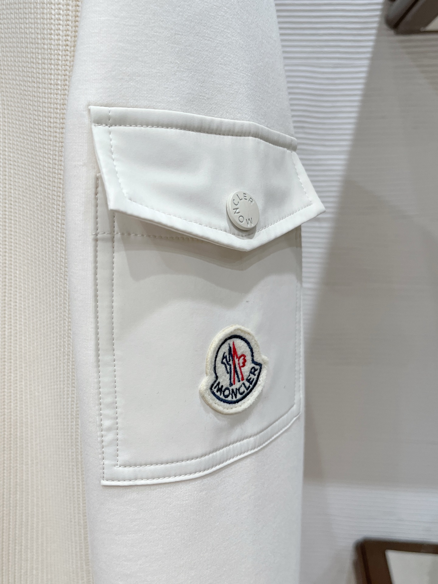Moncler Hoodie Wool Black Slim Fit M-l-xl