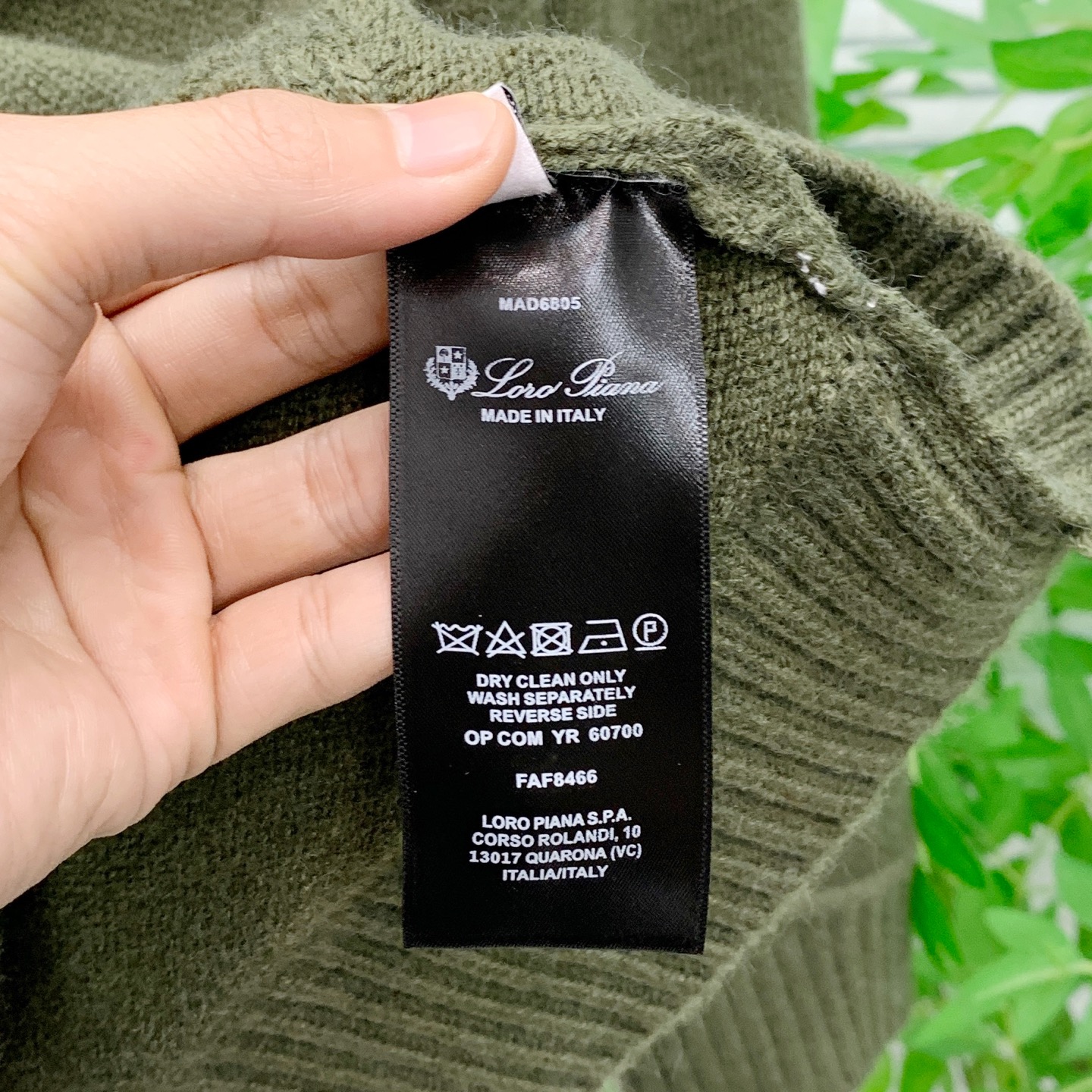 Loro Piana Basic Clothing Wool M-l-xl