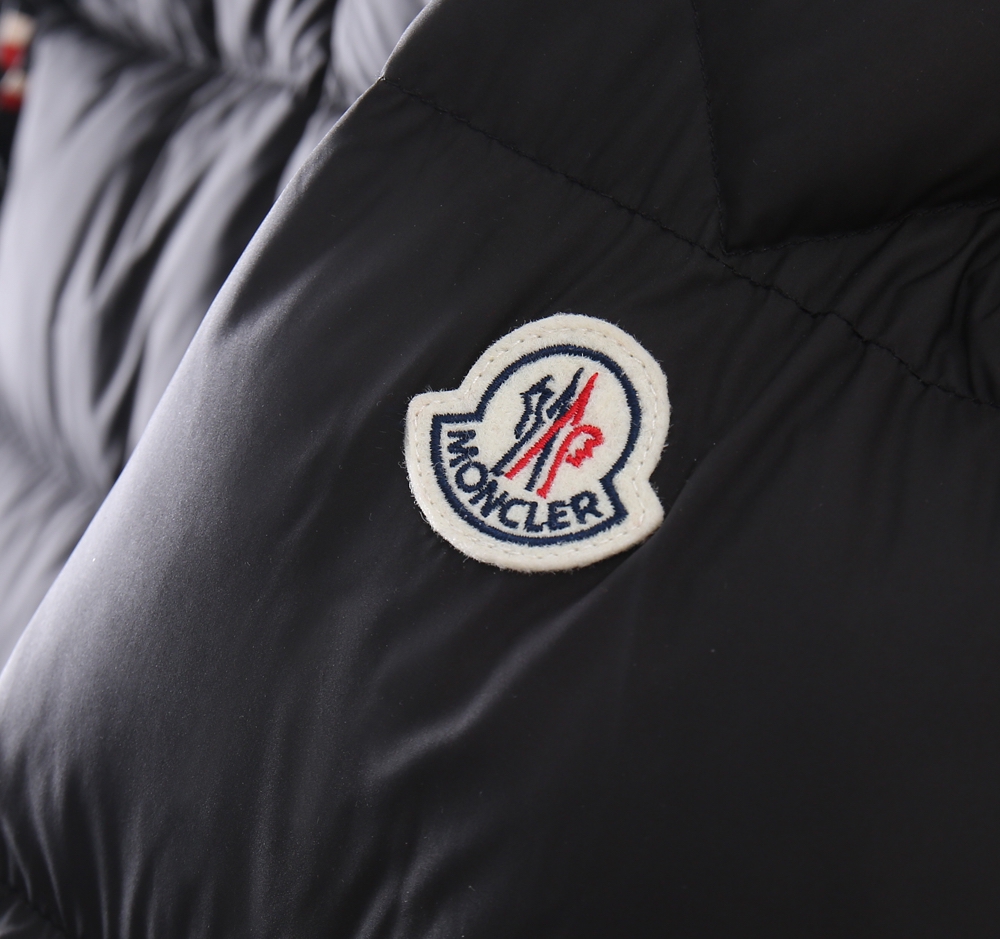 Moncler Couple Down Jacket Goose Down Black Hooded S-m-xl