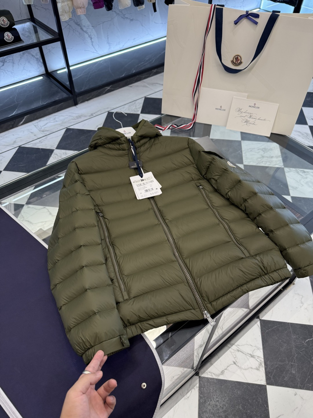 Moncler Male Down Jacket Hooded M-l