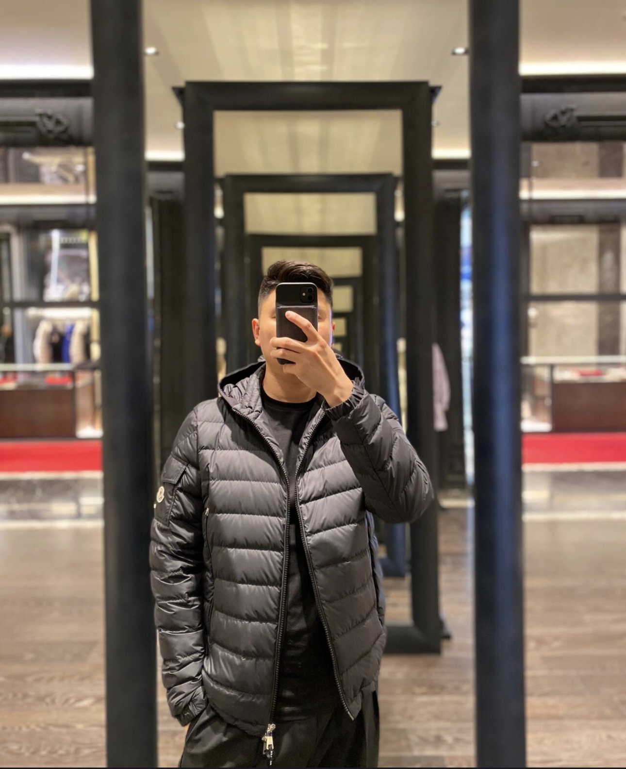 Moncler Male Down Jacket Hooded M-l