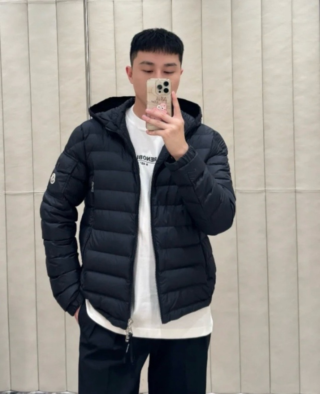 Moncler Male Down Jacket Hooded M-l