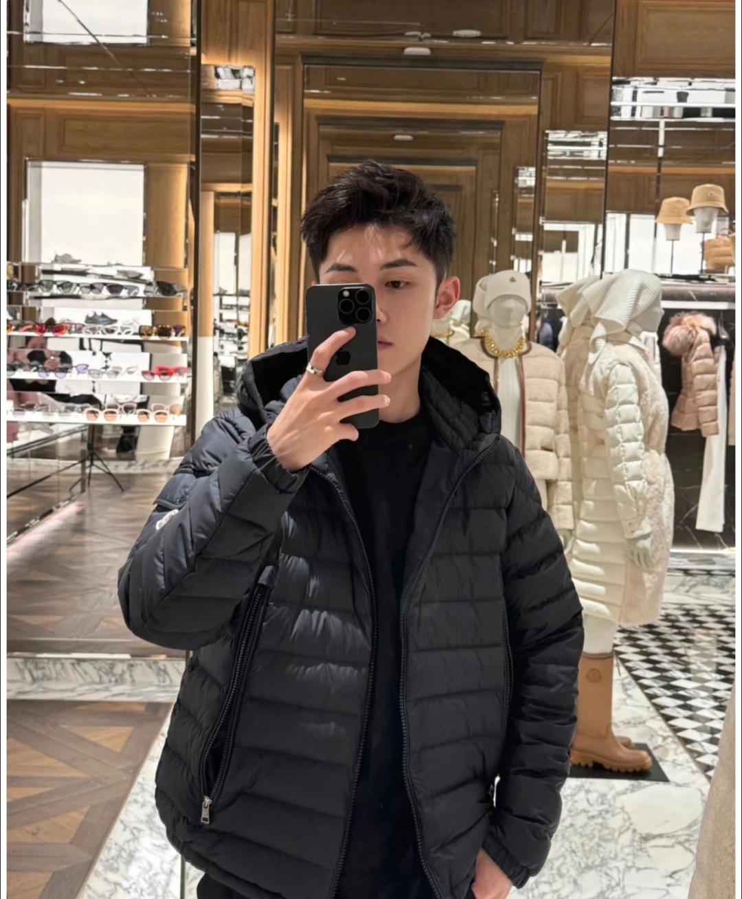 Moncler Male Down Jacket Hooded M-l