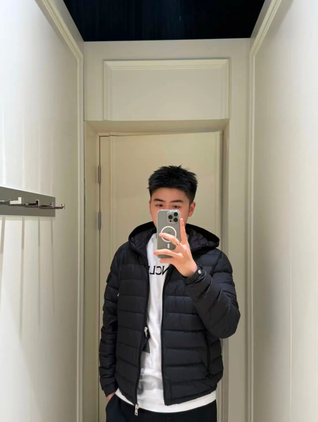 Moncler Male Down Jacket Hooded M-l