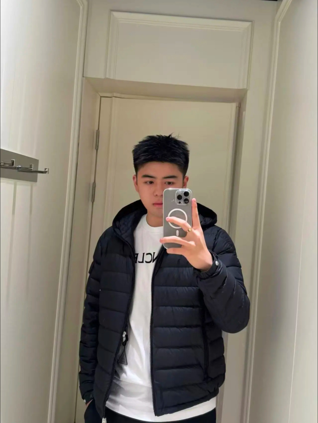 Moncler Male Down Jacket Hooded M-l