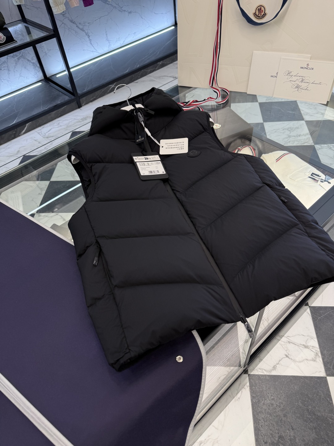 Moncler Male Down Vest Hooded S-m-l