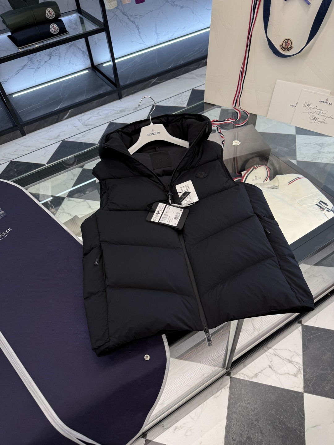 Moncler Male Down Vest Hooded S-m-l