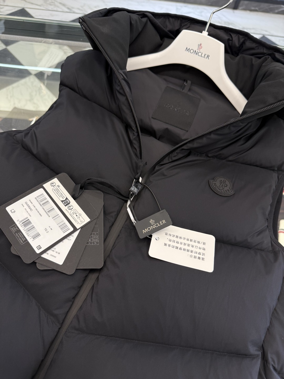 Moncler Male Down Vest Hooded S-m-l
