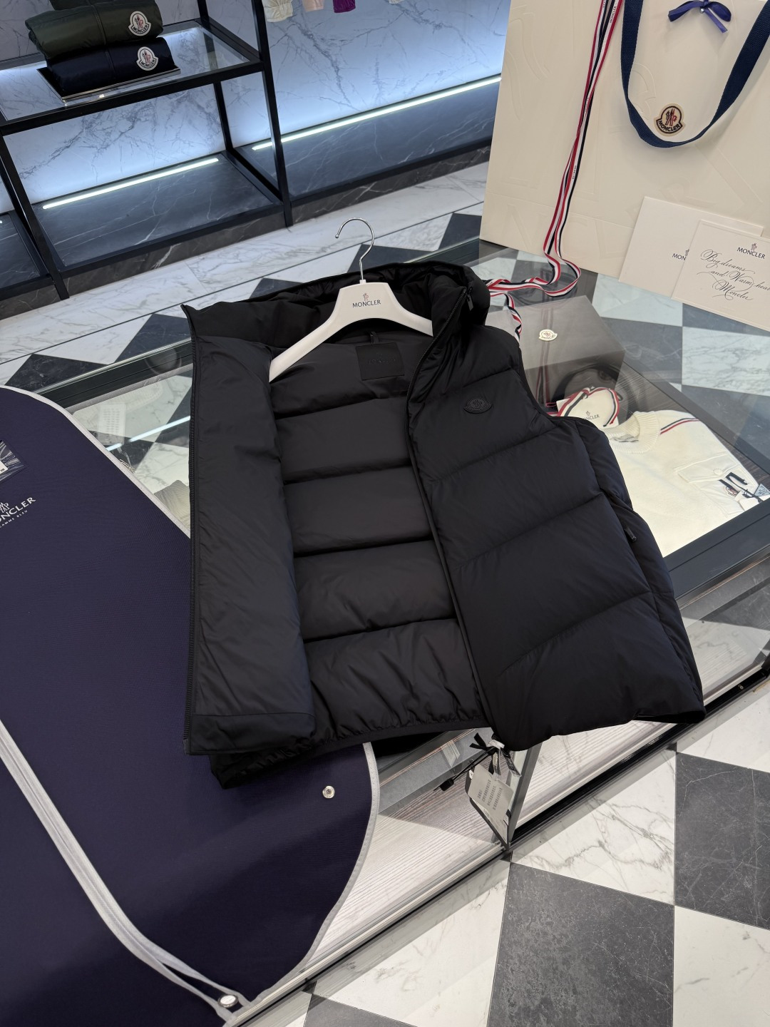 Moncler Male Down Vest Hooded S-m-l