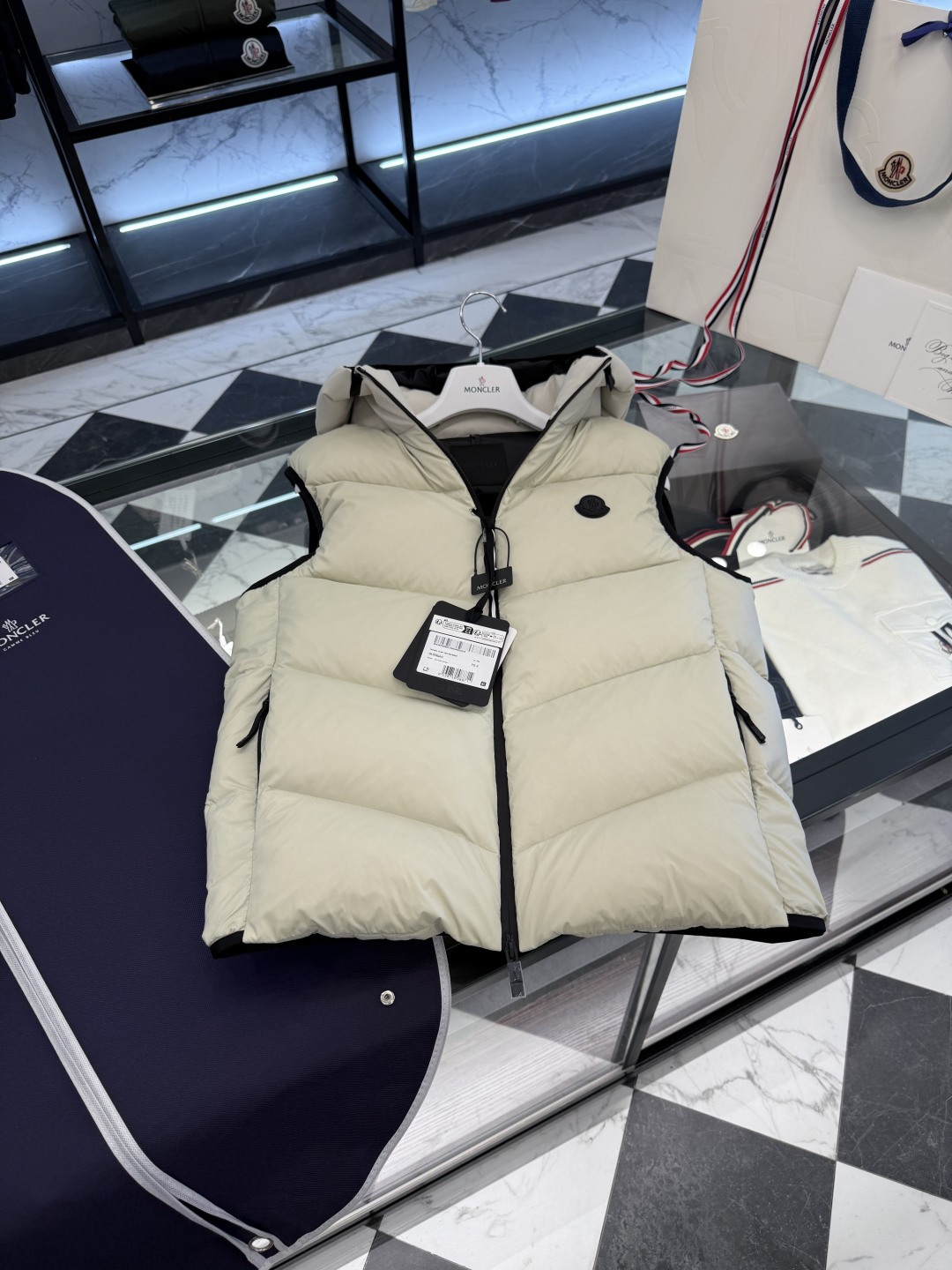Moncler Male Down Vest Hooded S-m-l