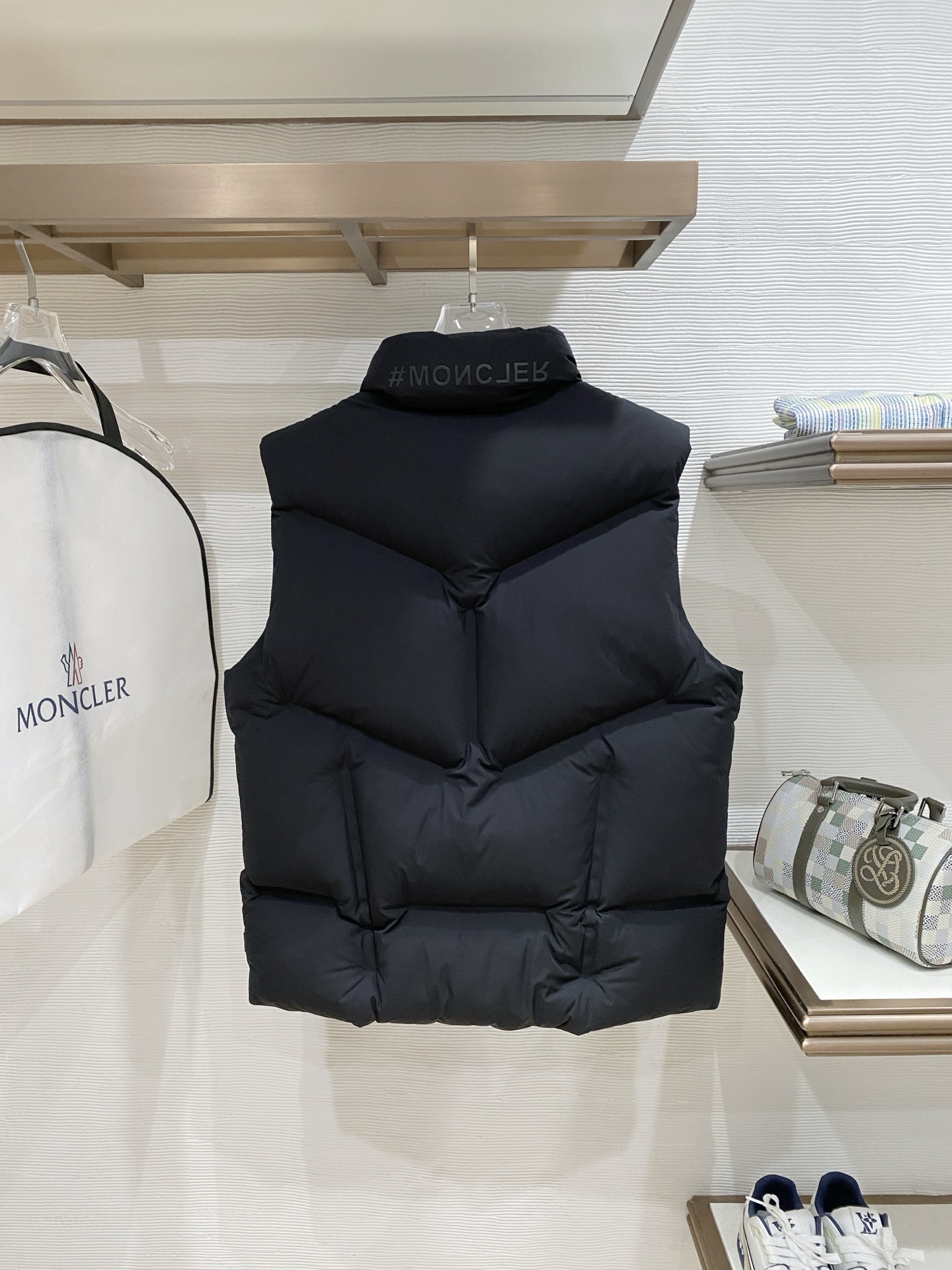 Moncler Down Vest White Duck Down M-l