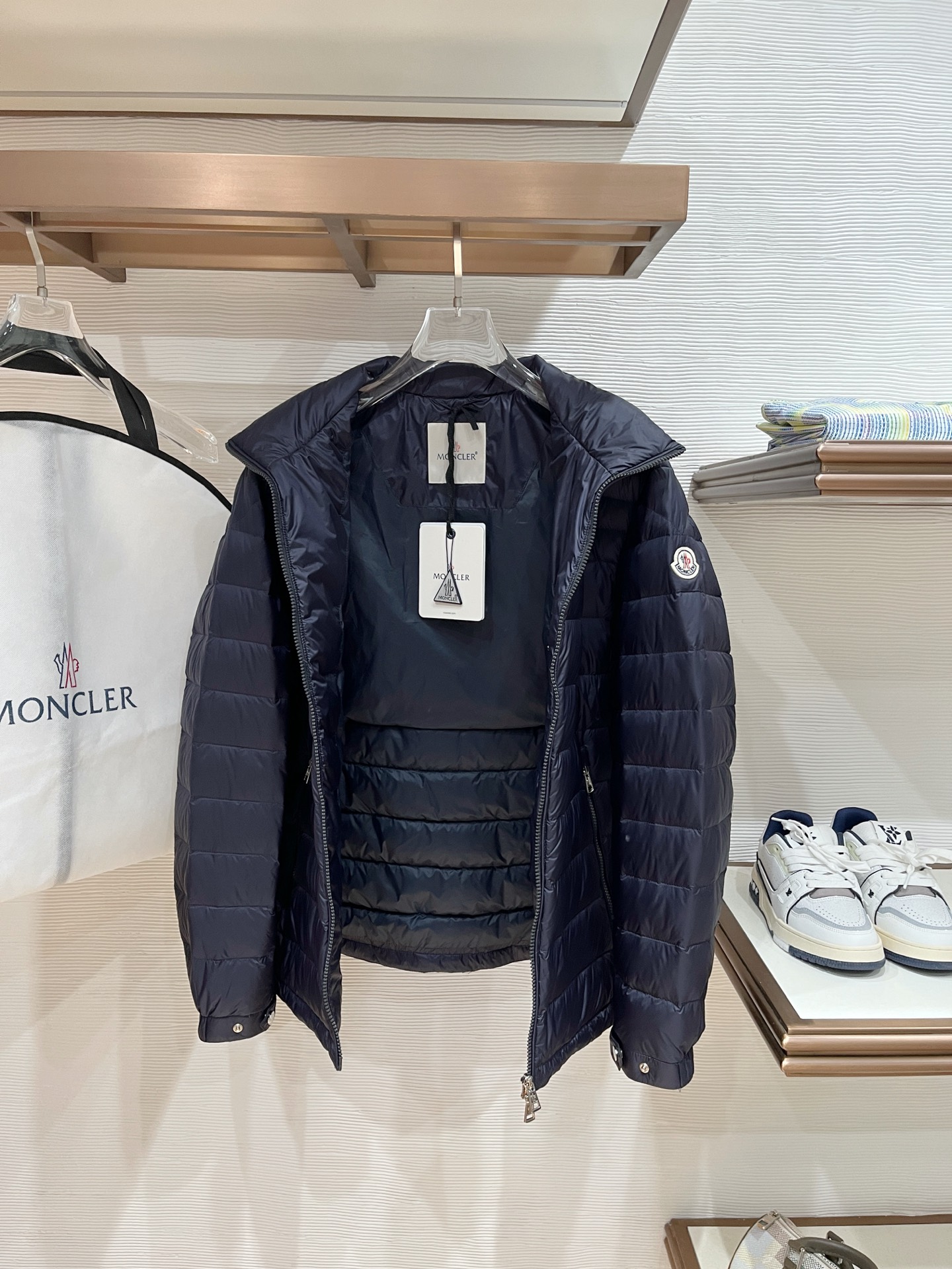 Moncler Couple Basic Clothing White Duck Down M-l-xxxl