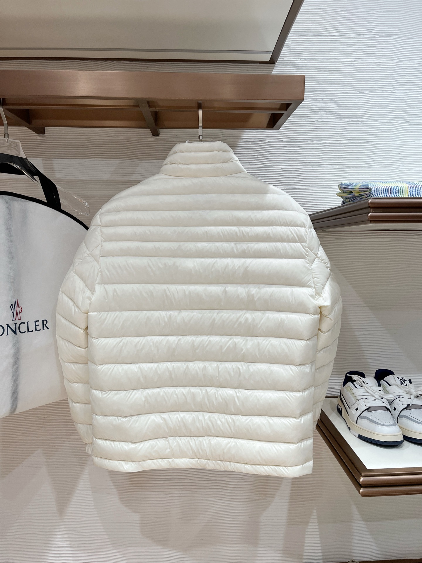 Moncler Couple Basic Clothing White Duck Down M-l-xxxl