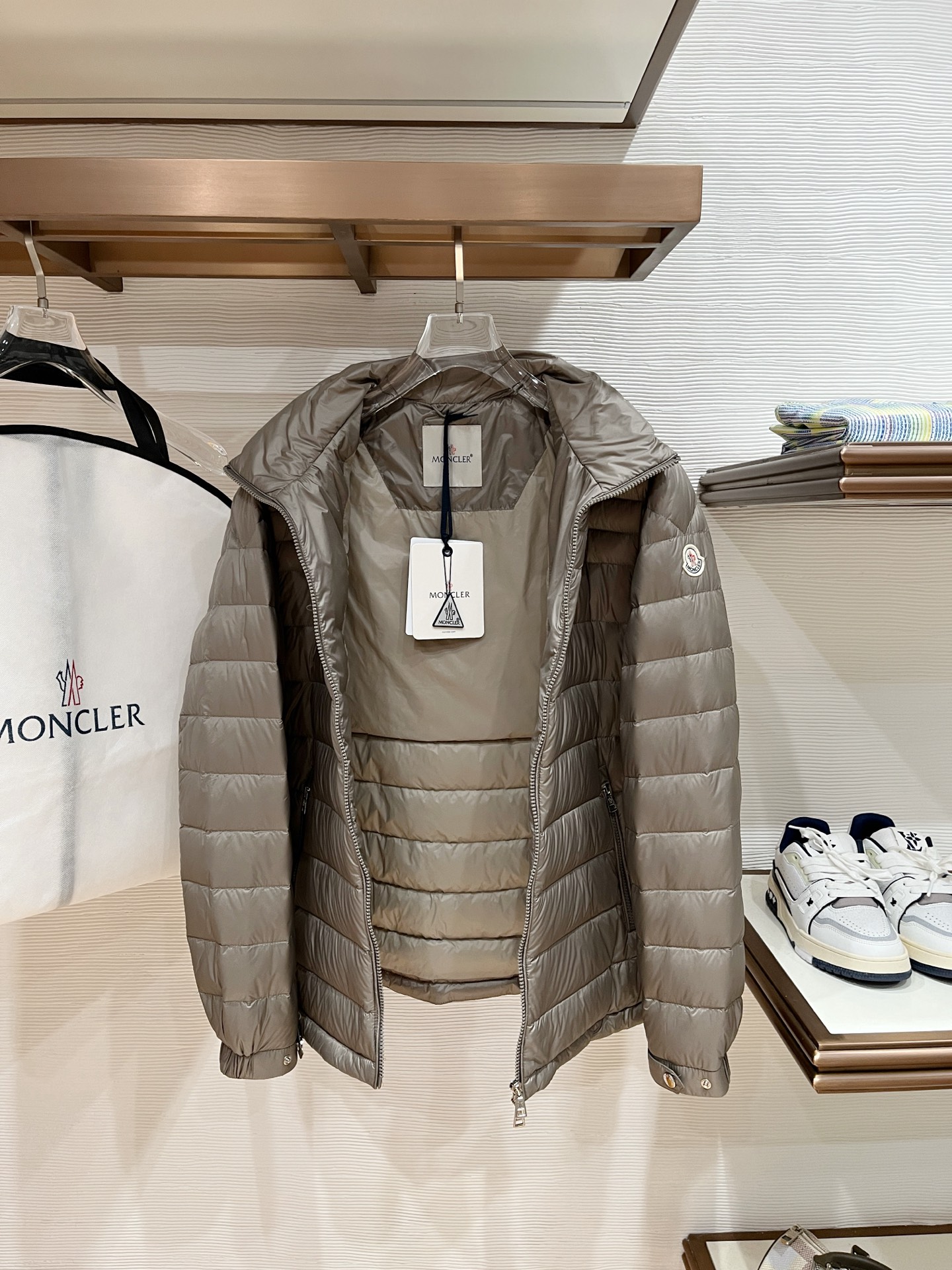 Moncler Couple Basic Clothing White Duck Down M-l-xxxl