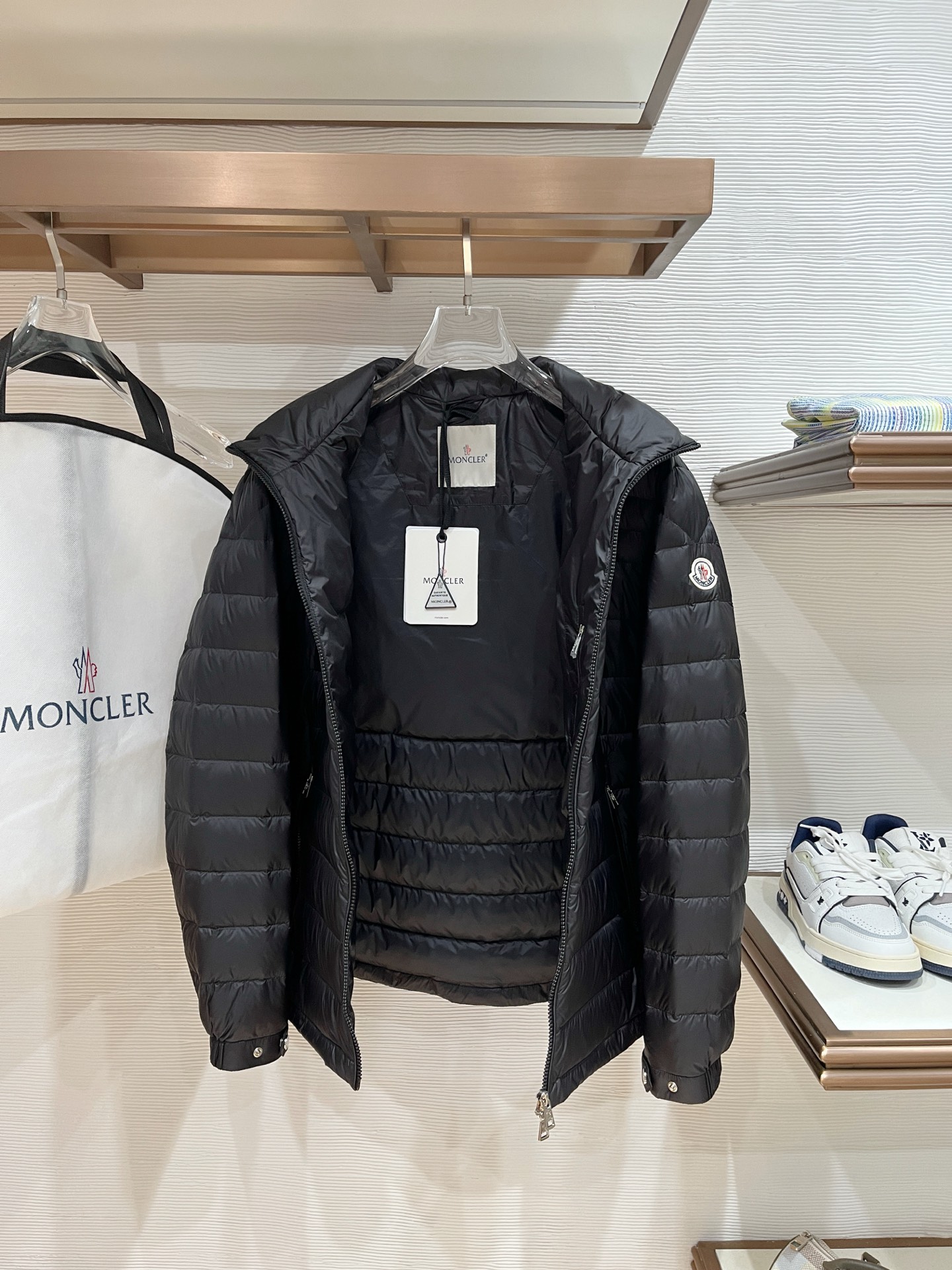 Moncler Couple Basic Clothing White Duck Down M-l-xxl