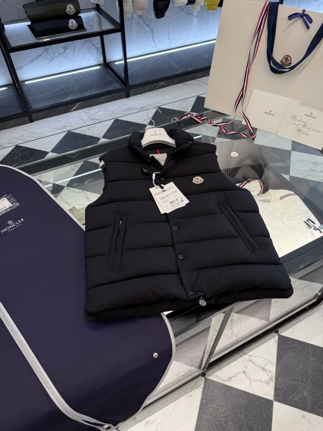 Moncler Couple Vest Goose Down Couple Style M-l