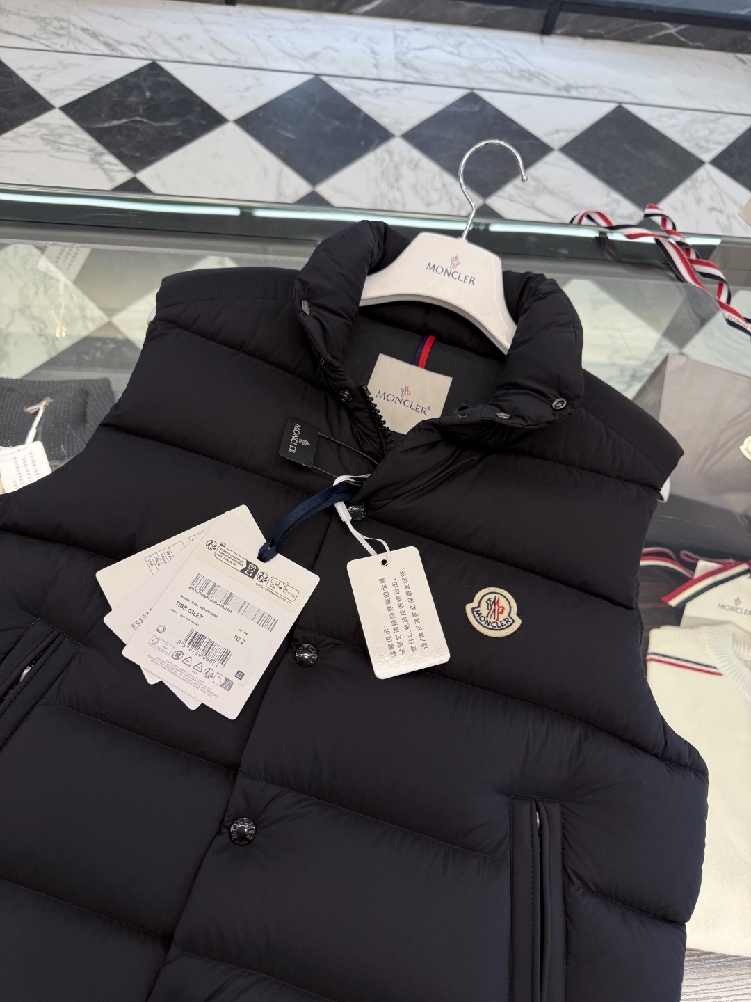 Moncler Couple Vest Goose Down Couple Style M-l