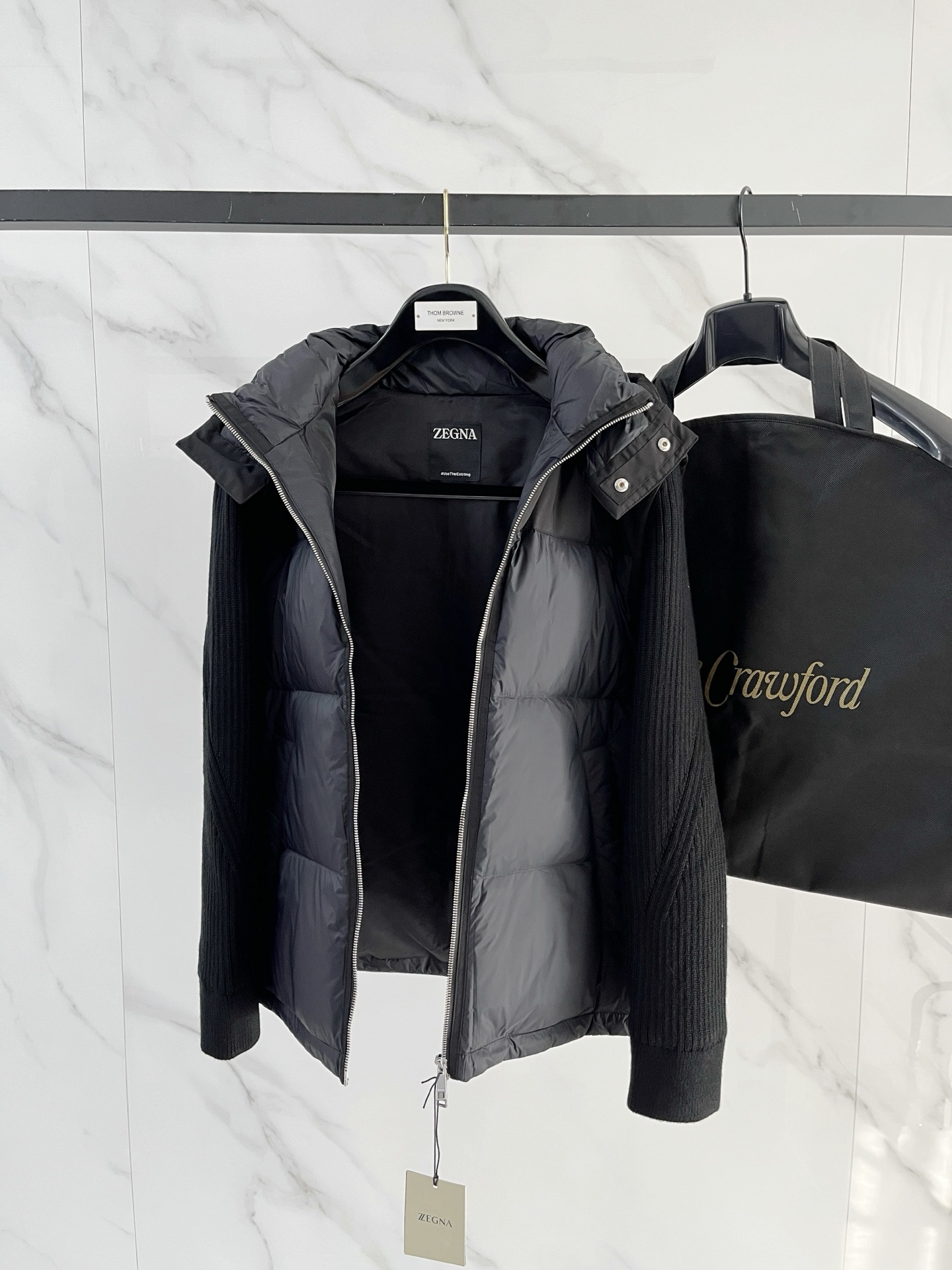 Ermenegildo Zegna Couple Down Jacket Knitted M-xxxl