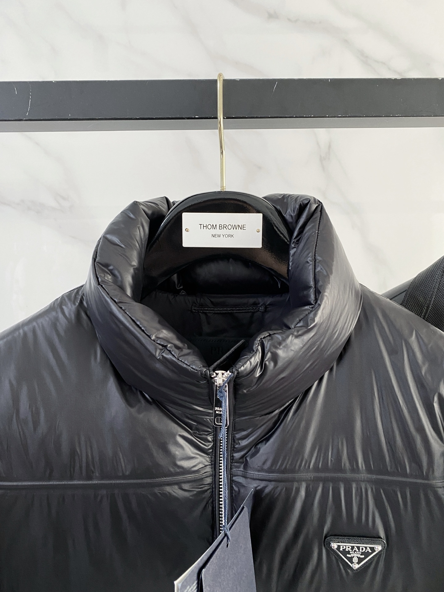 Prada Couple Down Jacket Knitted