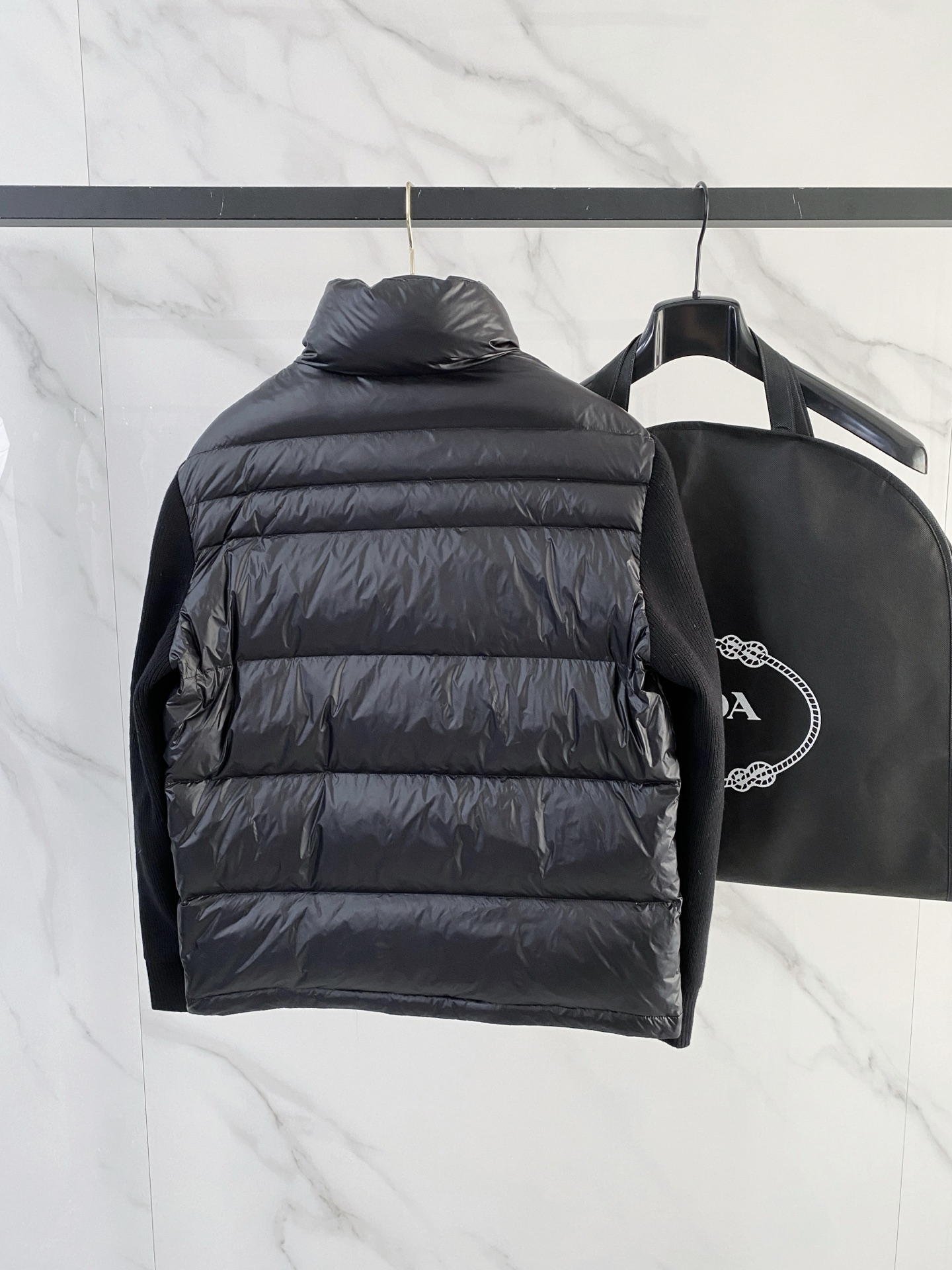 Prada Couple Down Jacket Knitted