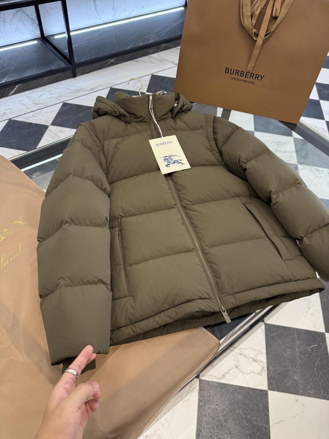 Burberry Down Jacket Hooded