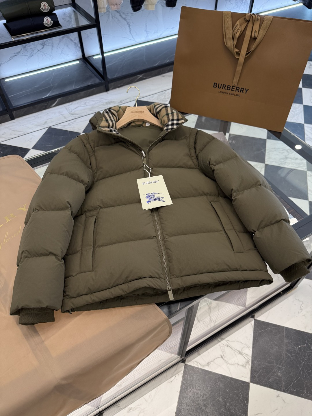 Burberry Down Jacket Hooded