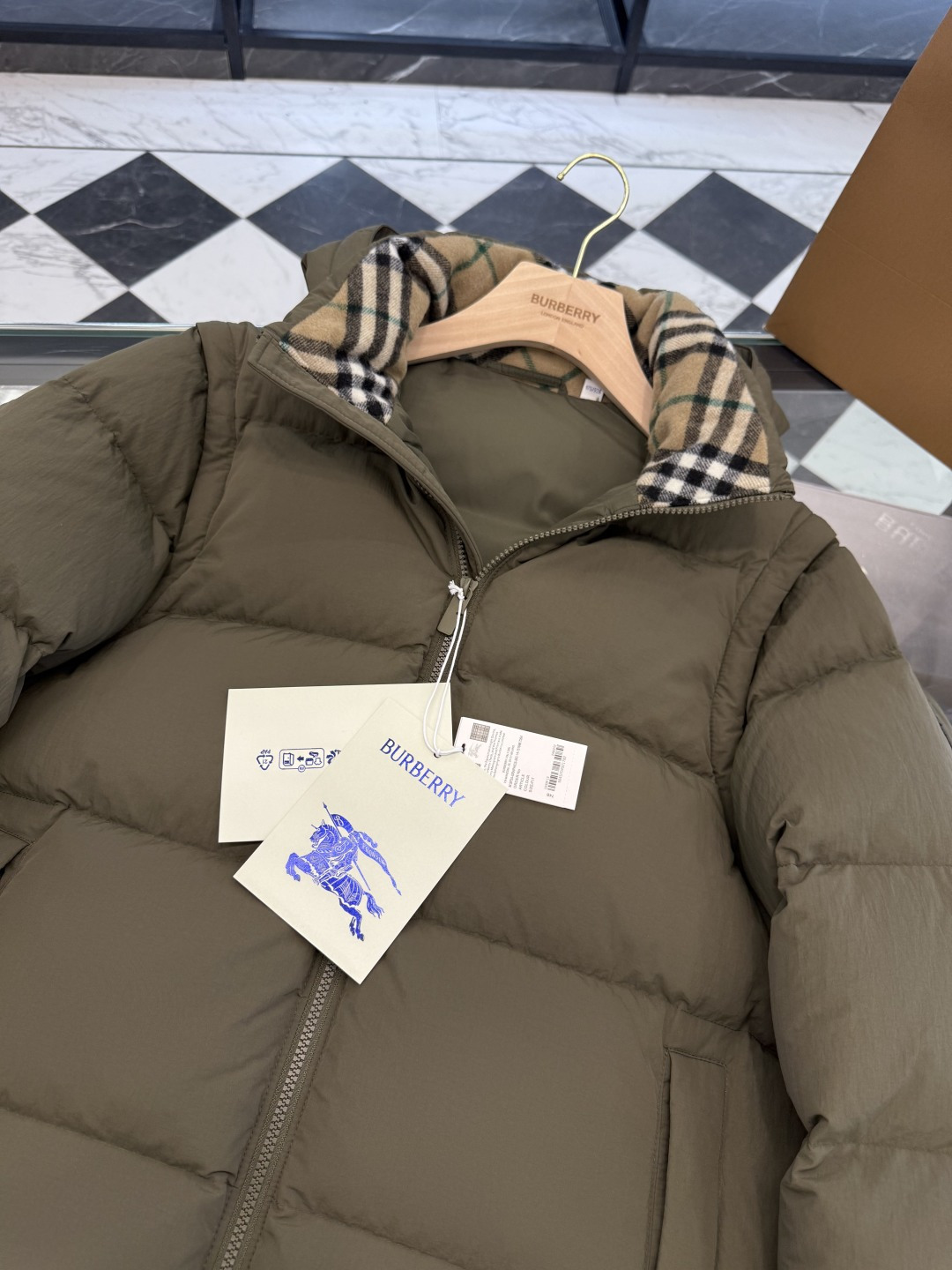 Burberry Down Jacket Hooded
