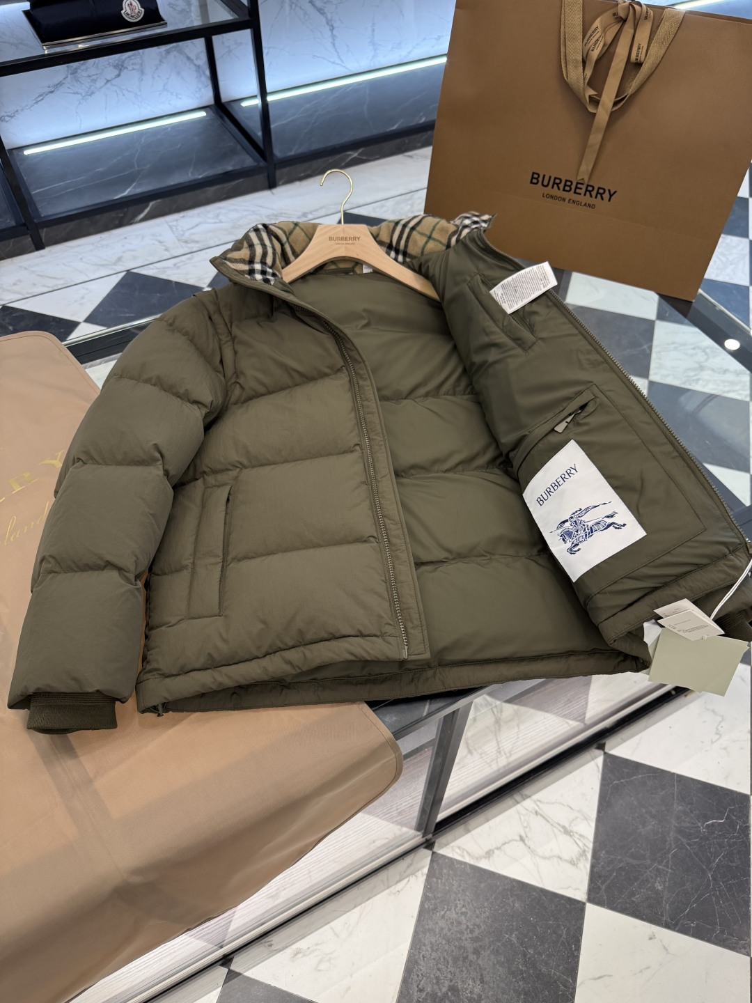 Burberry Down Jacket Hooded