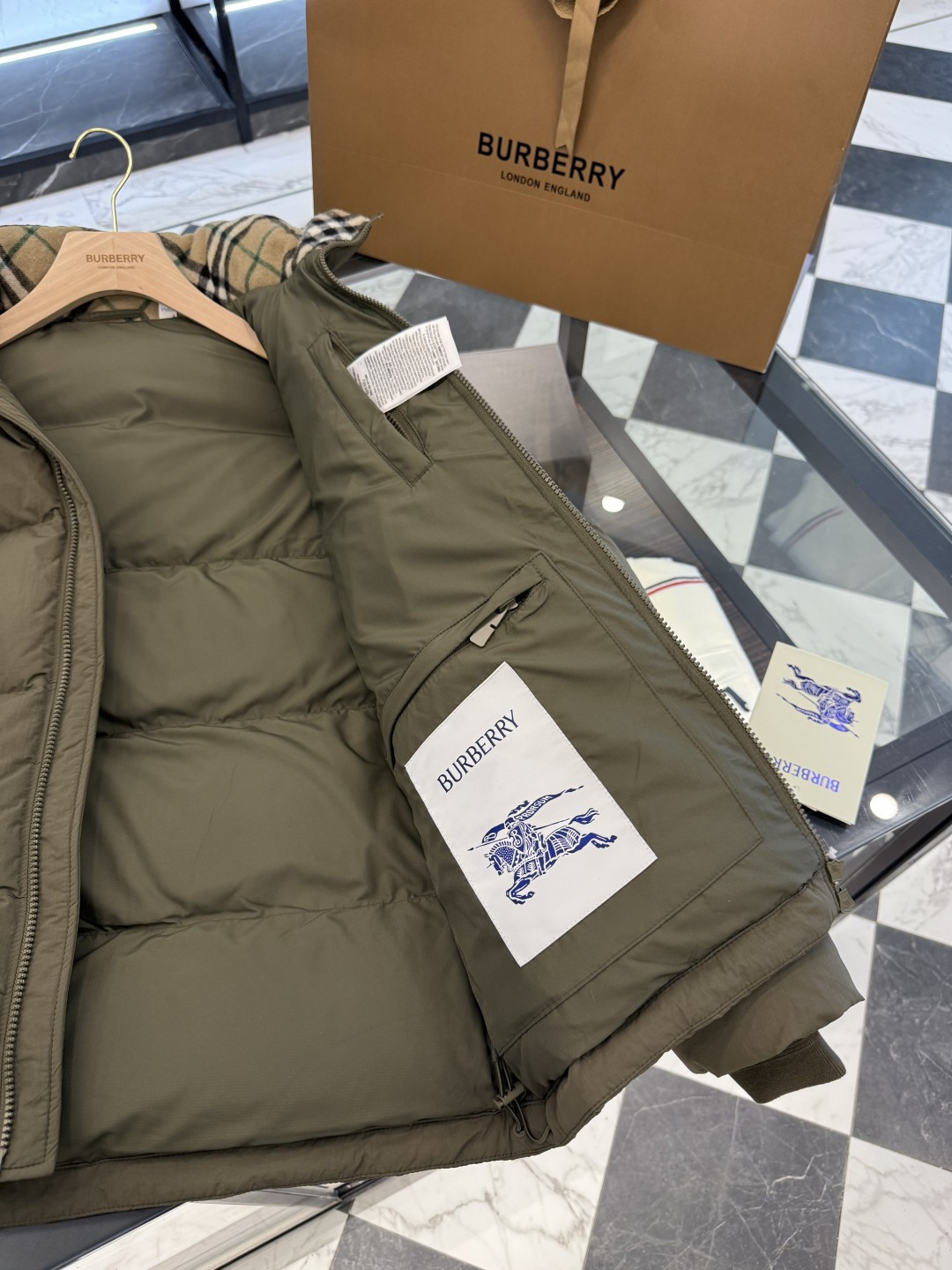 Burberry Down Jacket Hooded