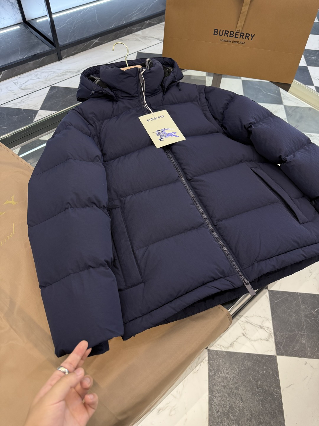 Burberry Down Jacket Hooded