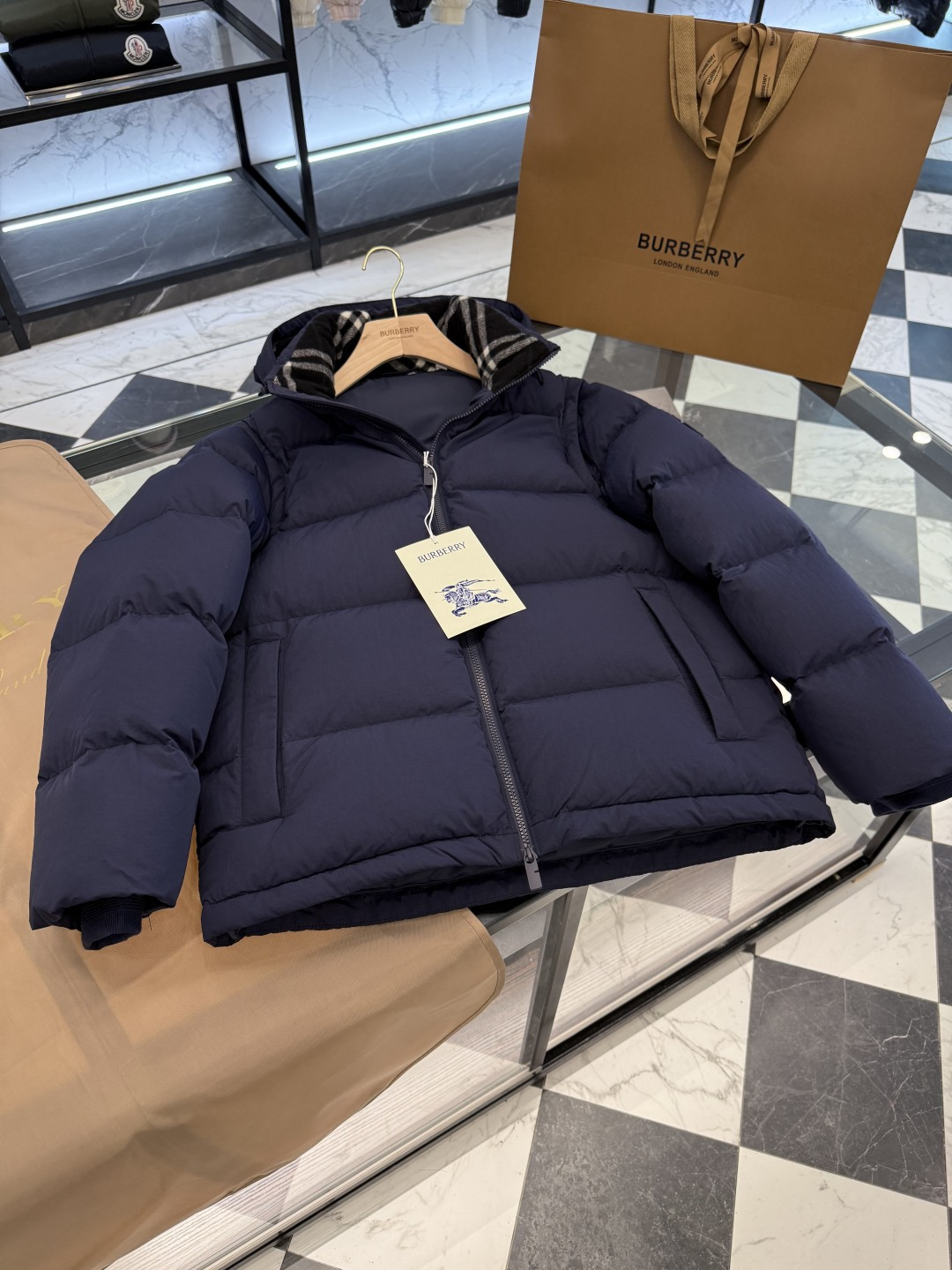 Burberry Down Jacket Hooded