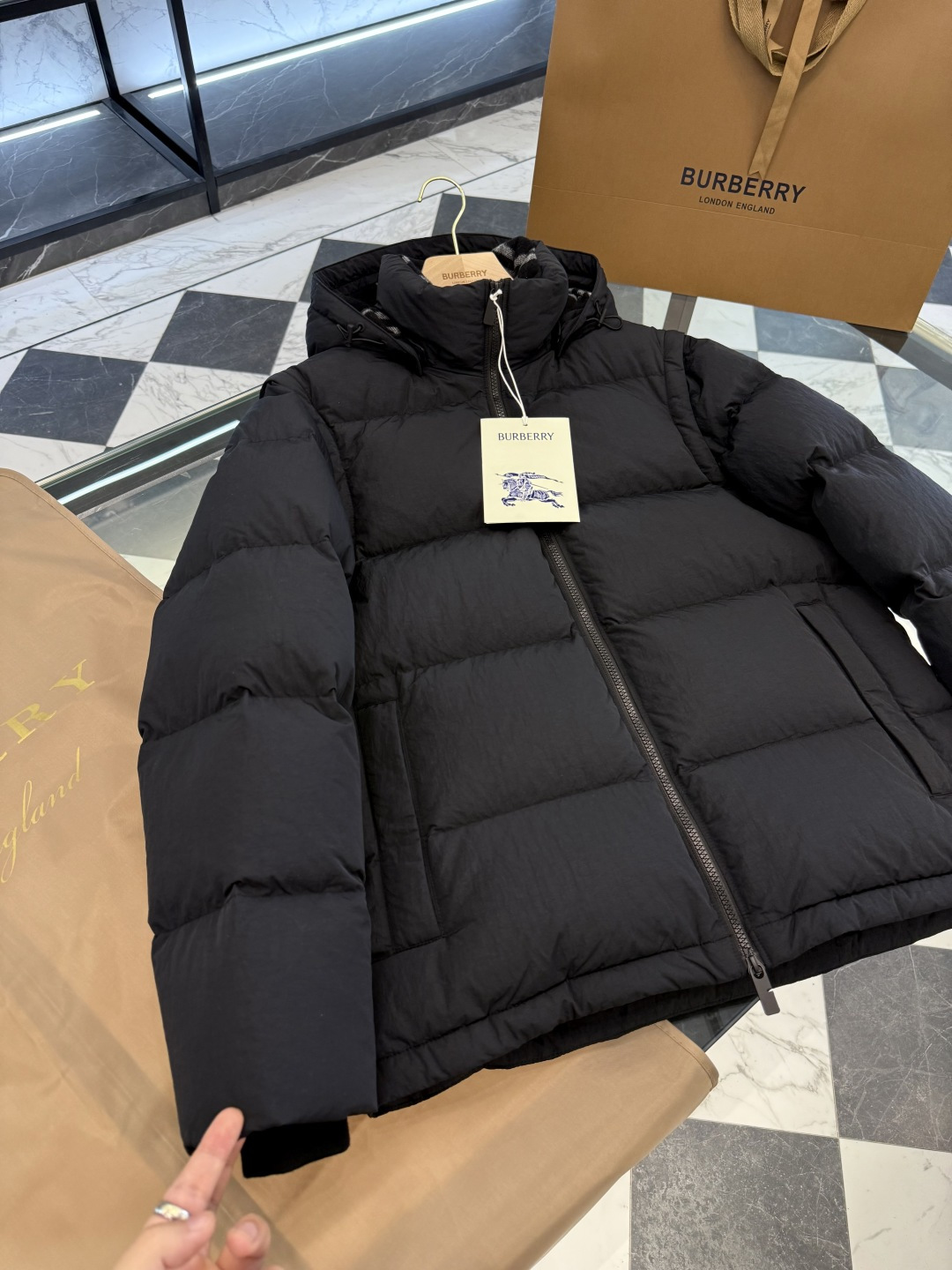 Burberry Down Jacket Hooded