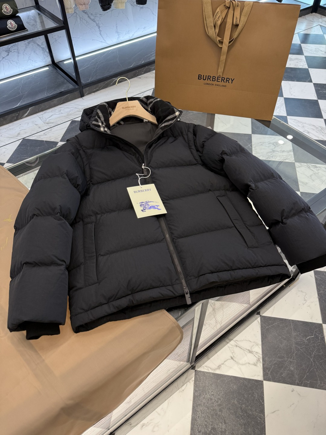 Burberry Down Jacket Hooded