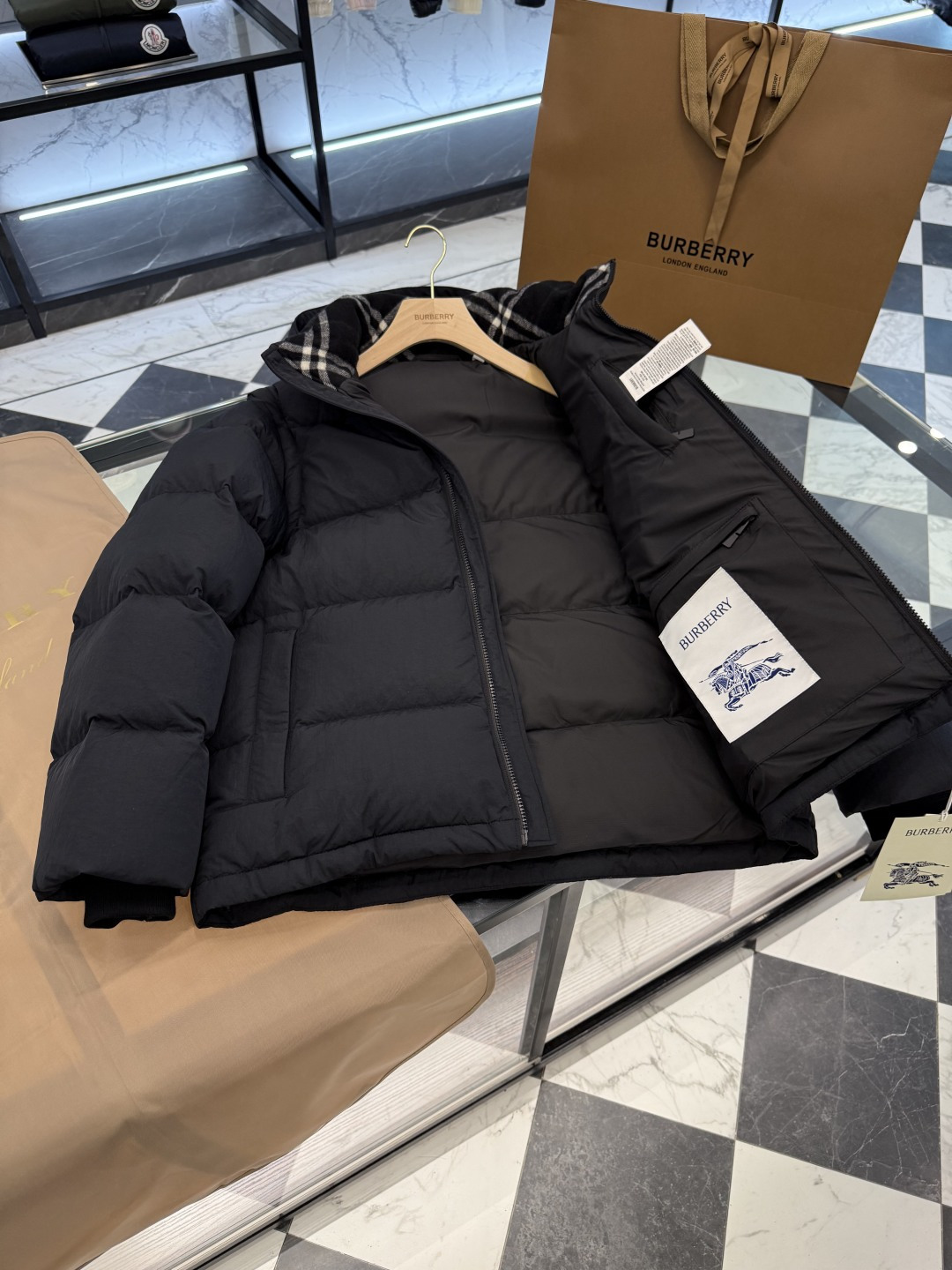 Burberry Down Jacket Hooded