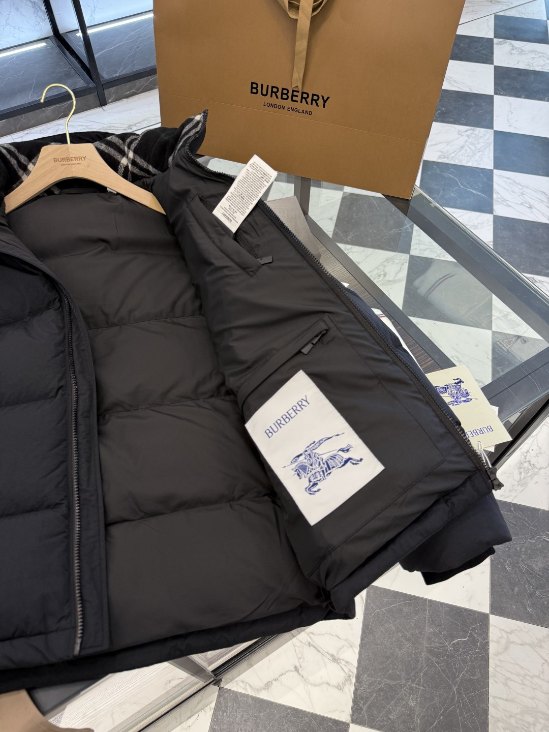 Burberry Down Jacket Hooded