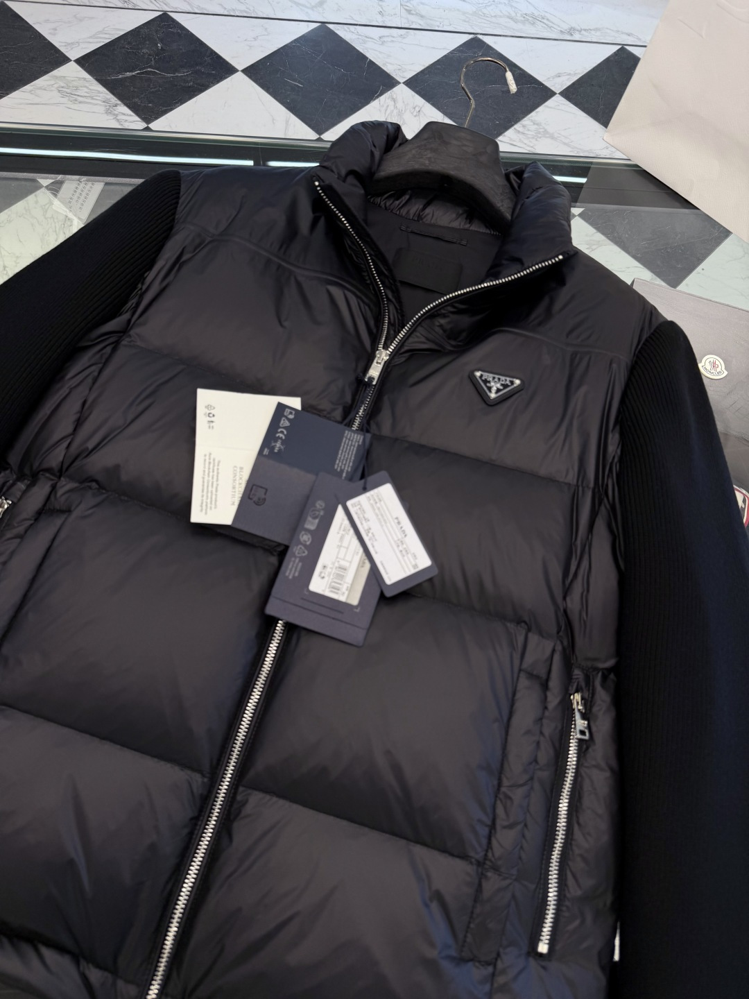 Prada Down Jacket Knitted
