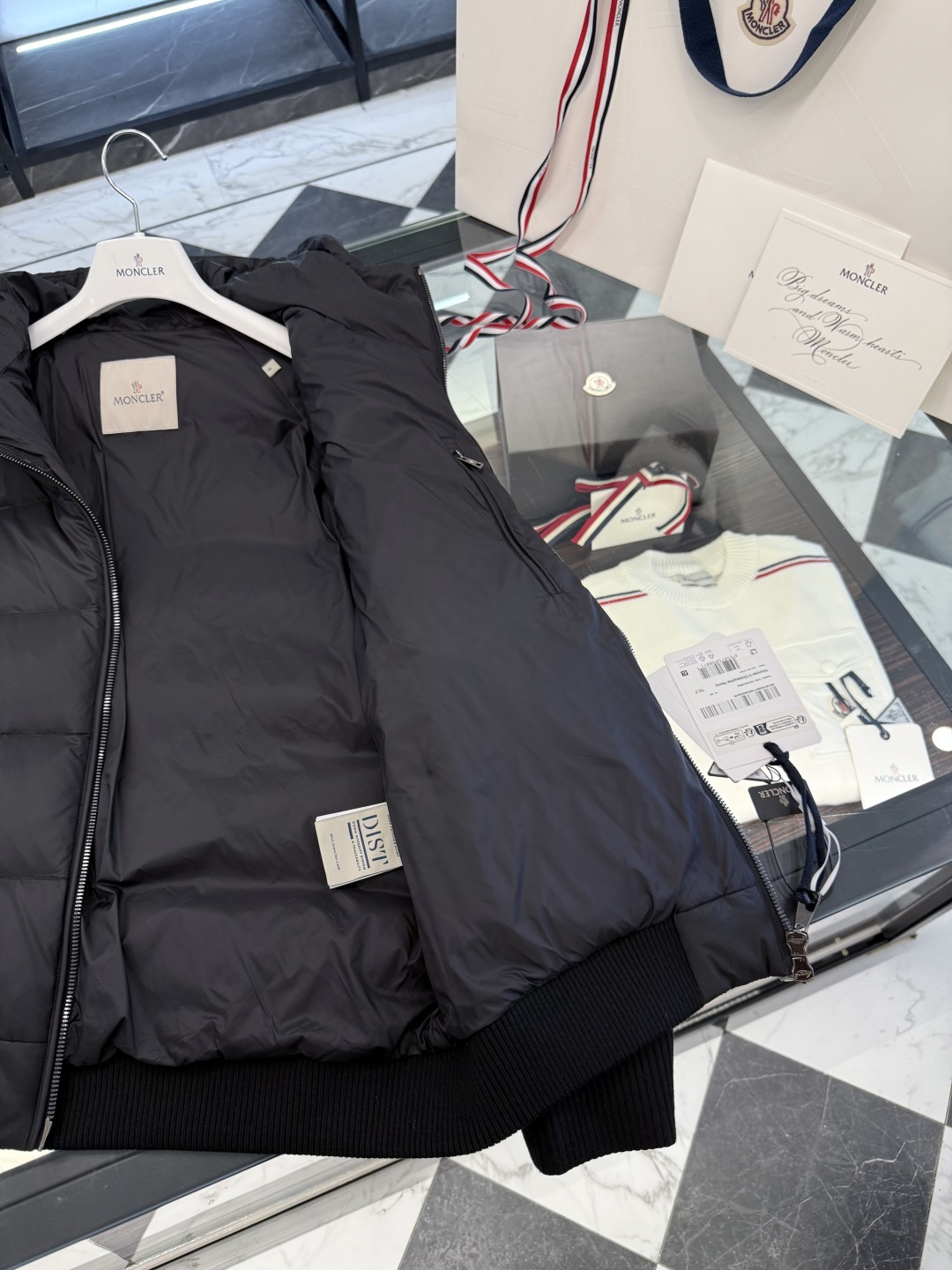Moncler Female Down Jacket Knitted Hooded S-m-l