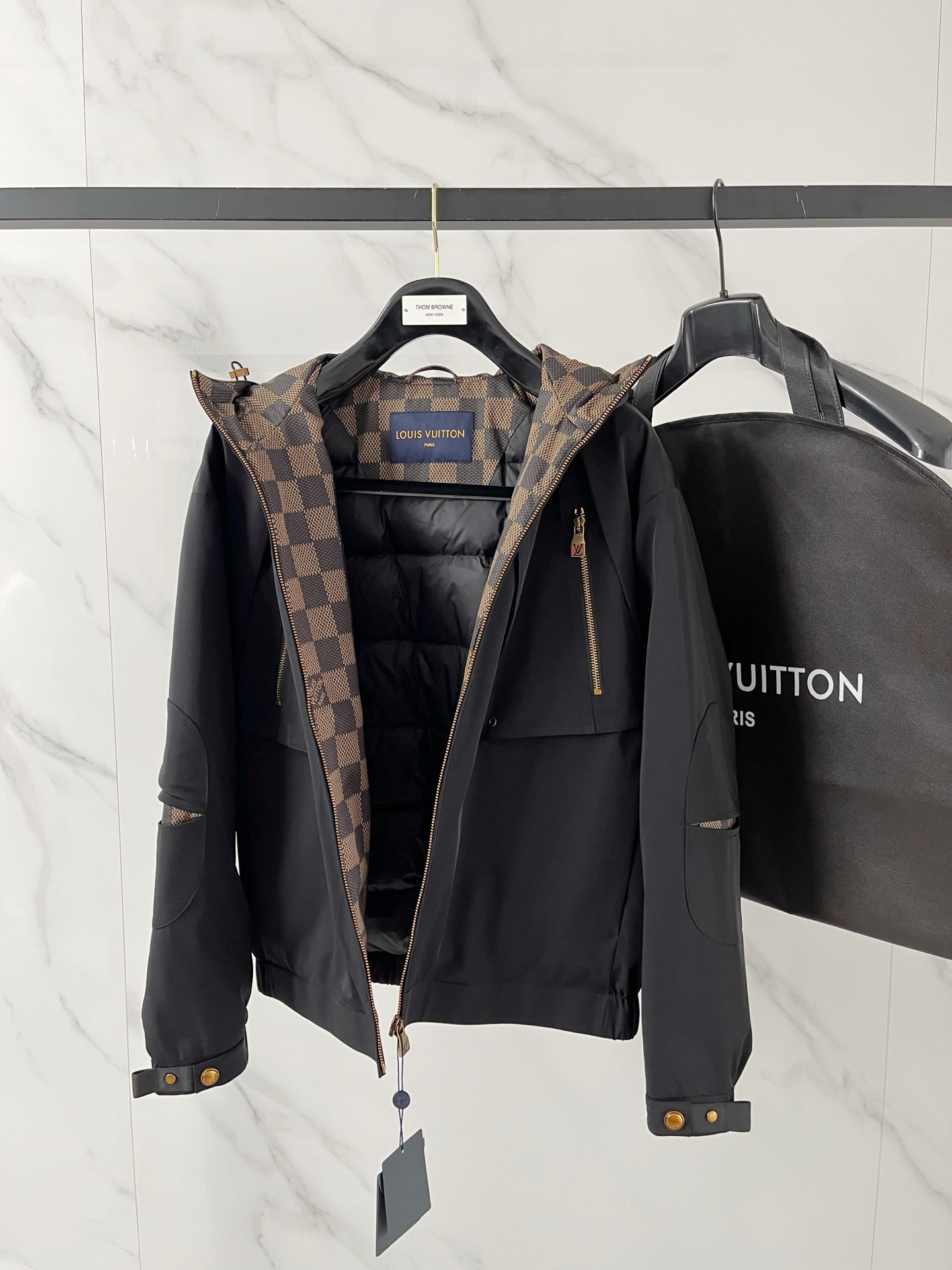 Louis Vuitton Couple Down Jacket White Duck Down M-l-xxxl