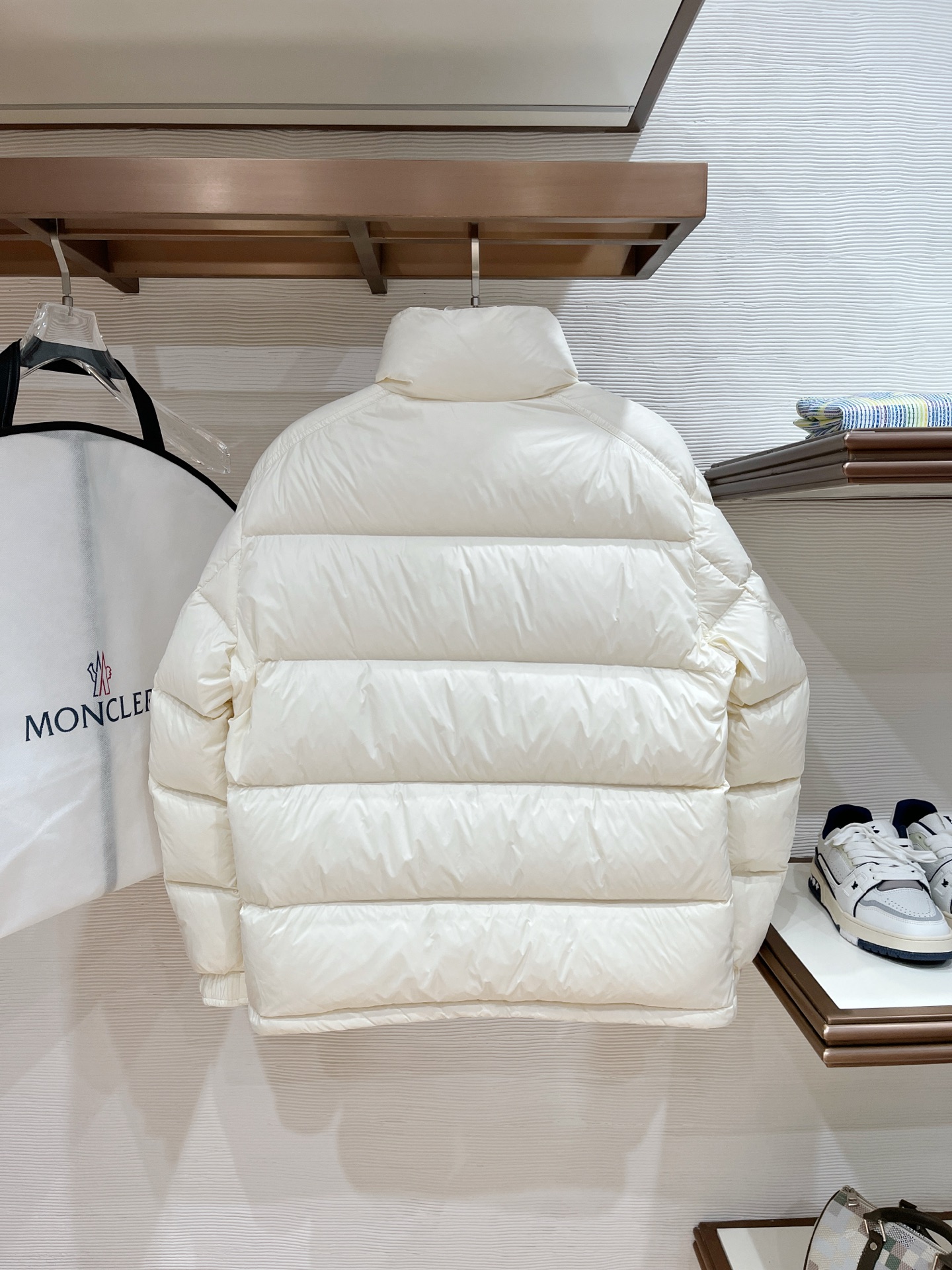 Moncler Couple Basic Clothing White Duck Down M-l-xxxl